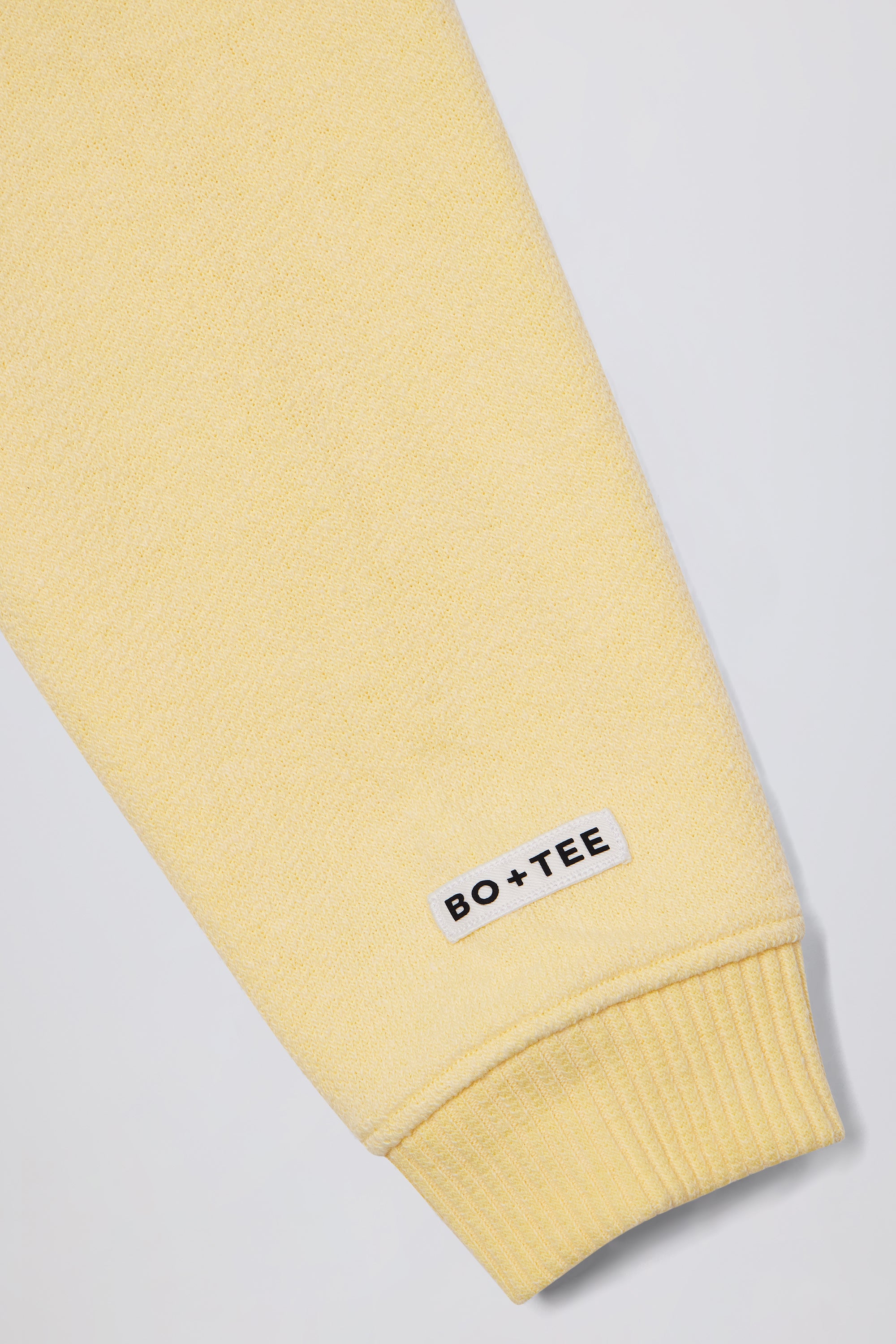 Cropped Zip-Up Hoodie in Lemon - Image 6