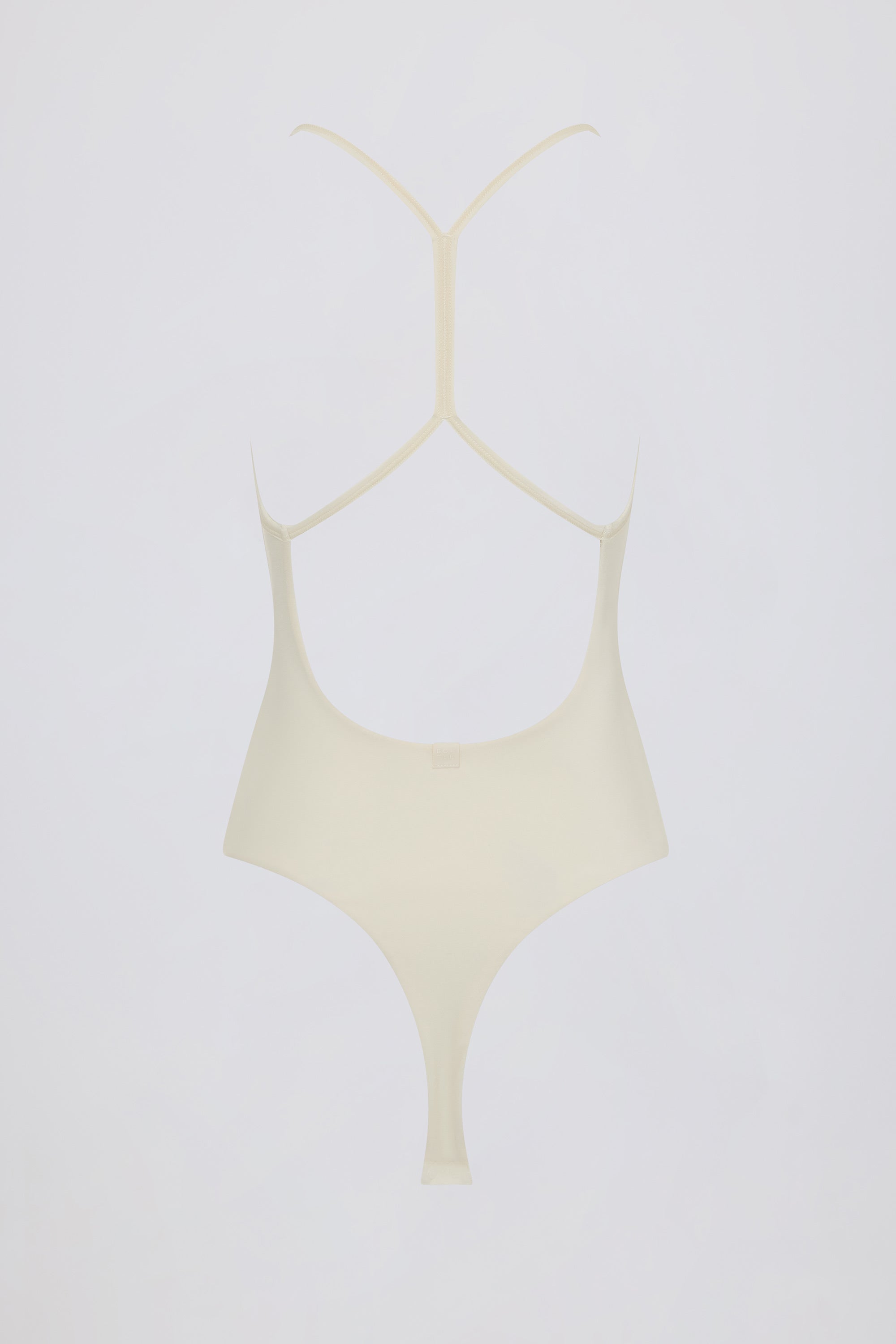 Cut-Out Bodysuit in Cream - Image 5
