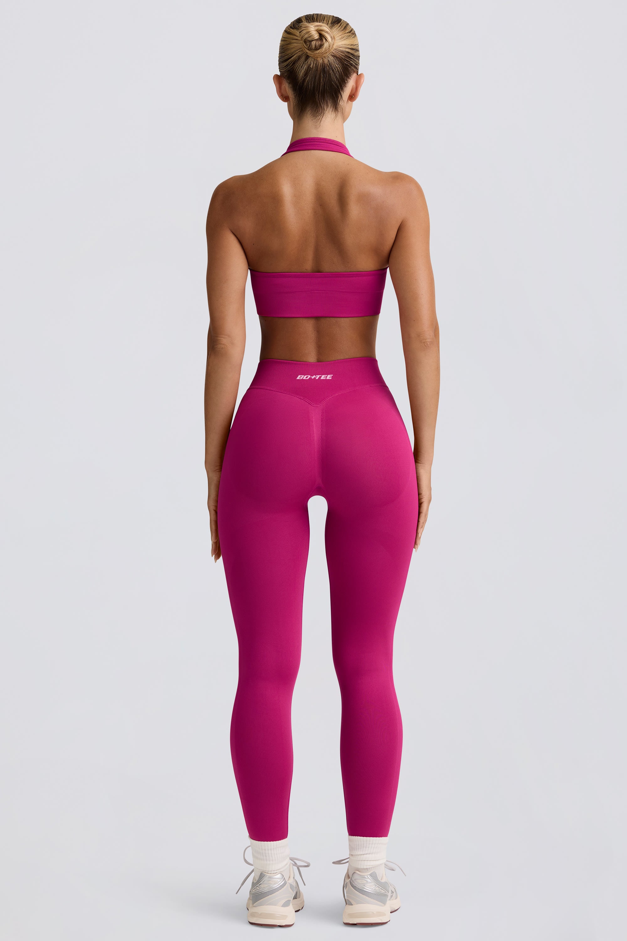 Define Luxe High-Waist Leggings in Berry - Image 3