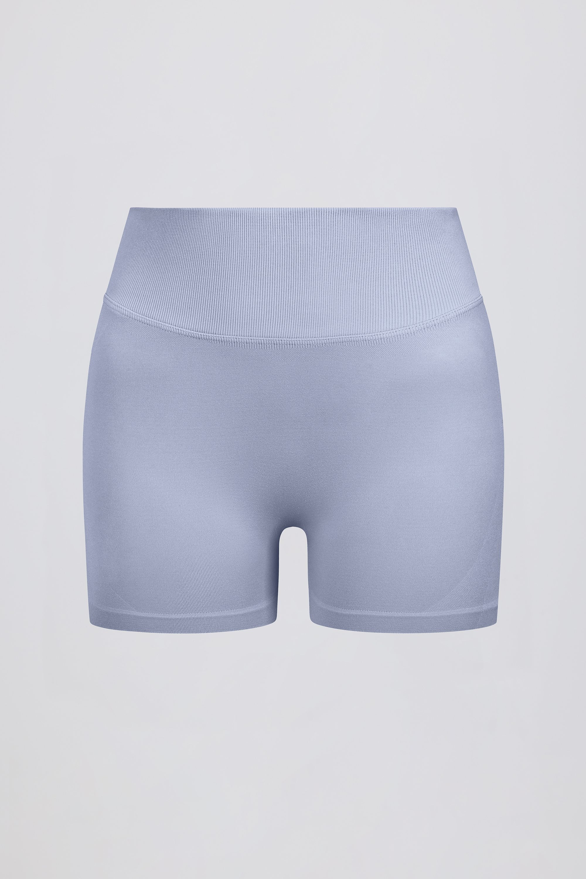 Define Luxe Mini Shorts in Blue Grey - Image 7