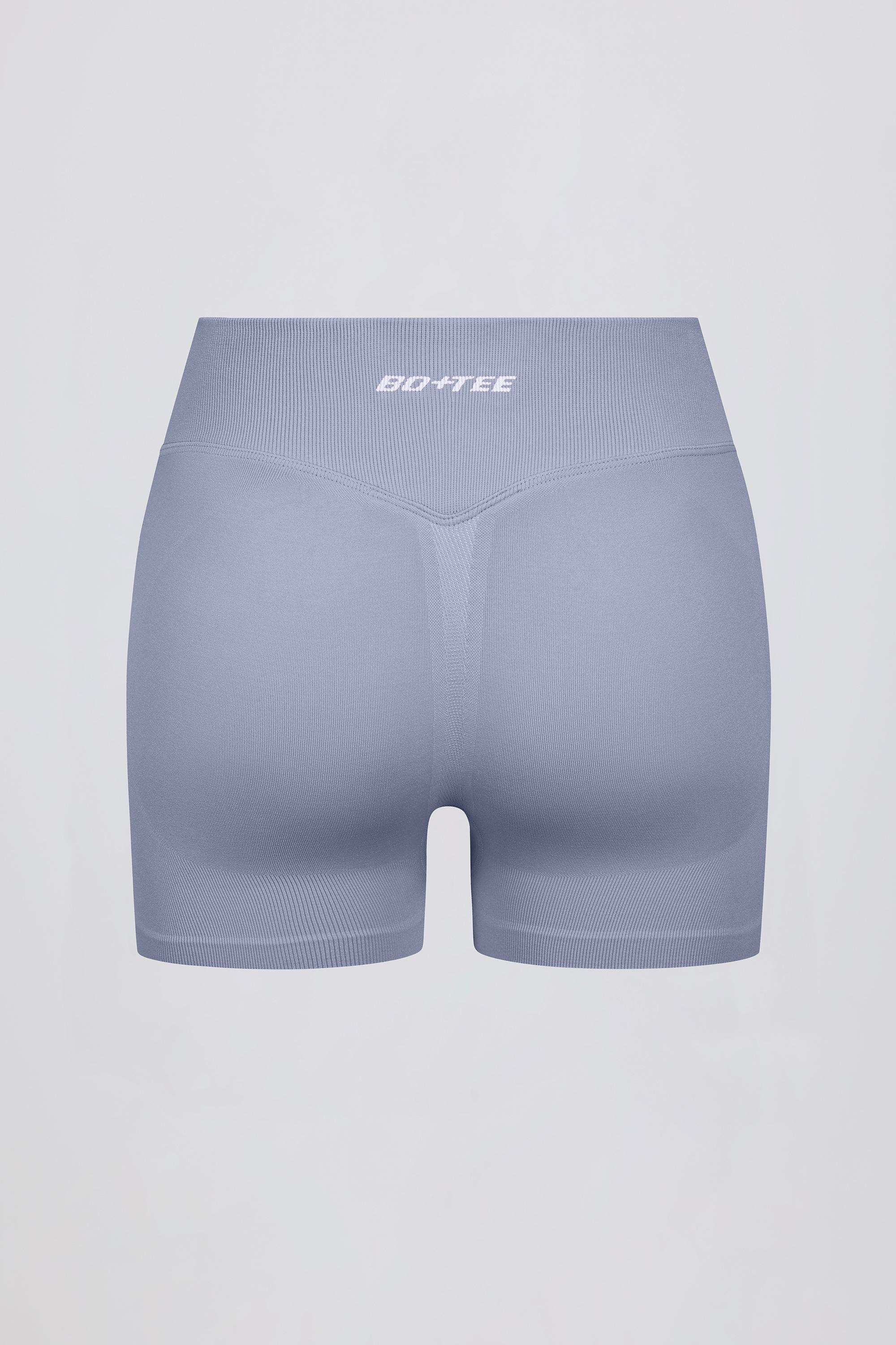 Define Luxe Mini Shorts in Blue Grey - Image 8