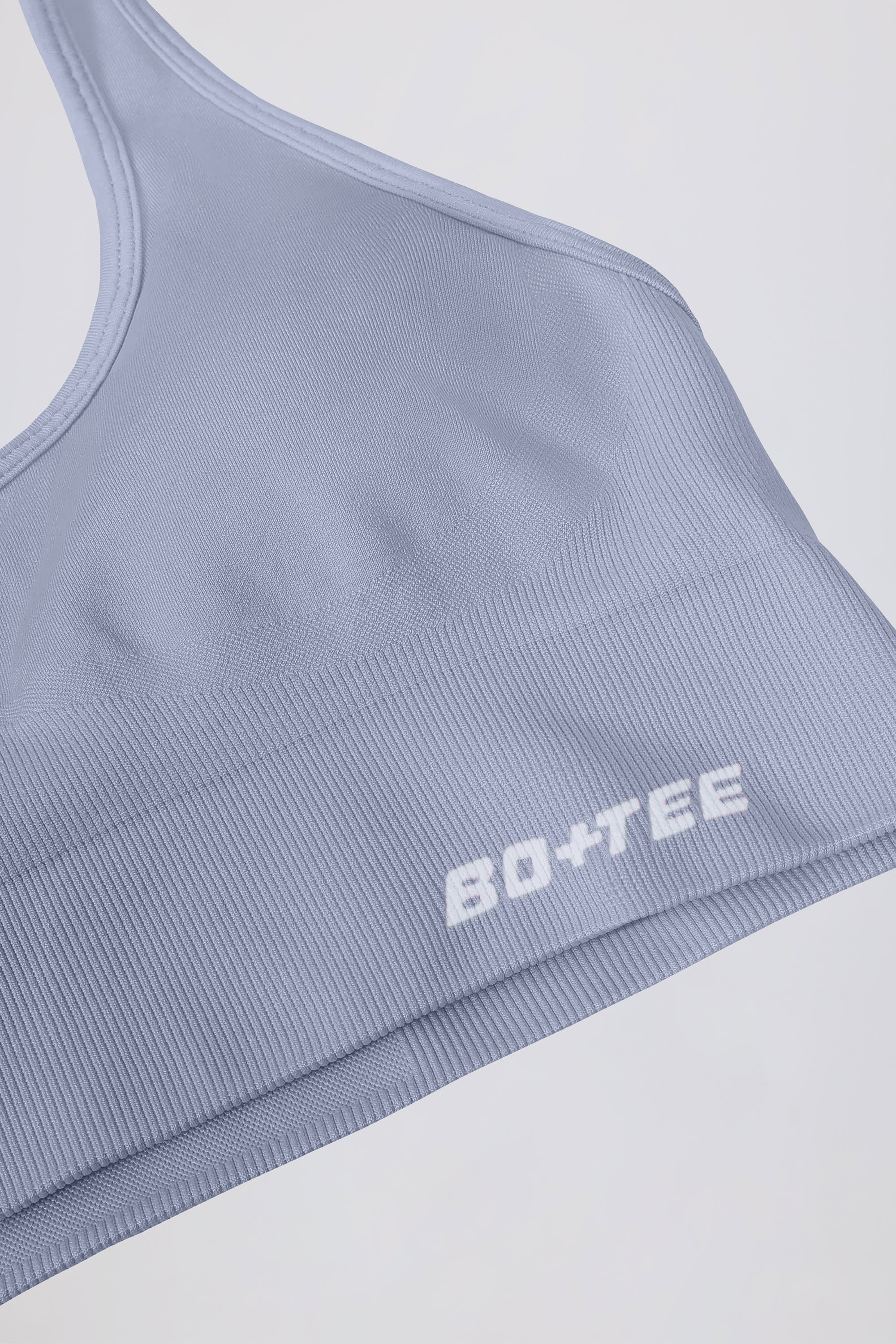 Define Luxe Halterneck Sports Bra in Blue Grey - Image 10