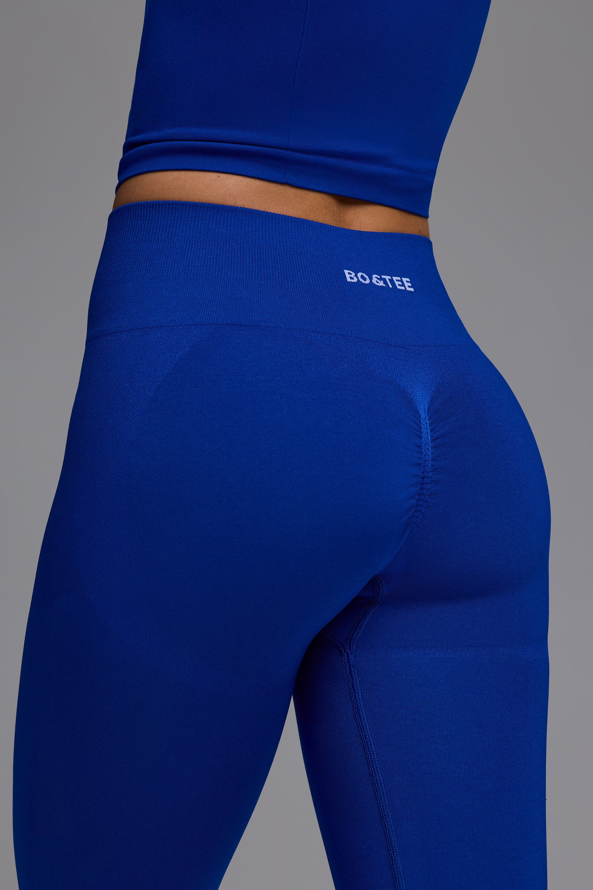 Define Luxe High-Waist Leggings in Royal Blue - Image 4