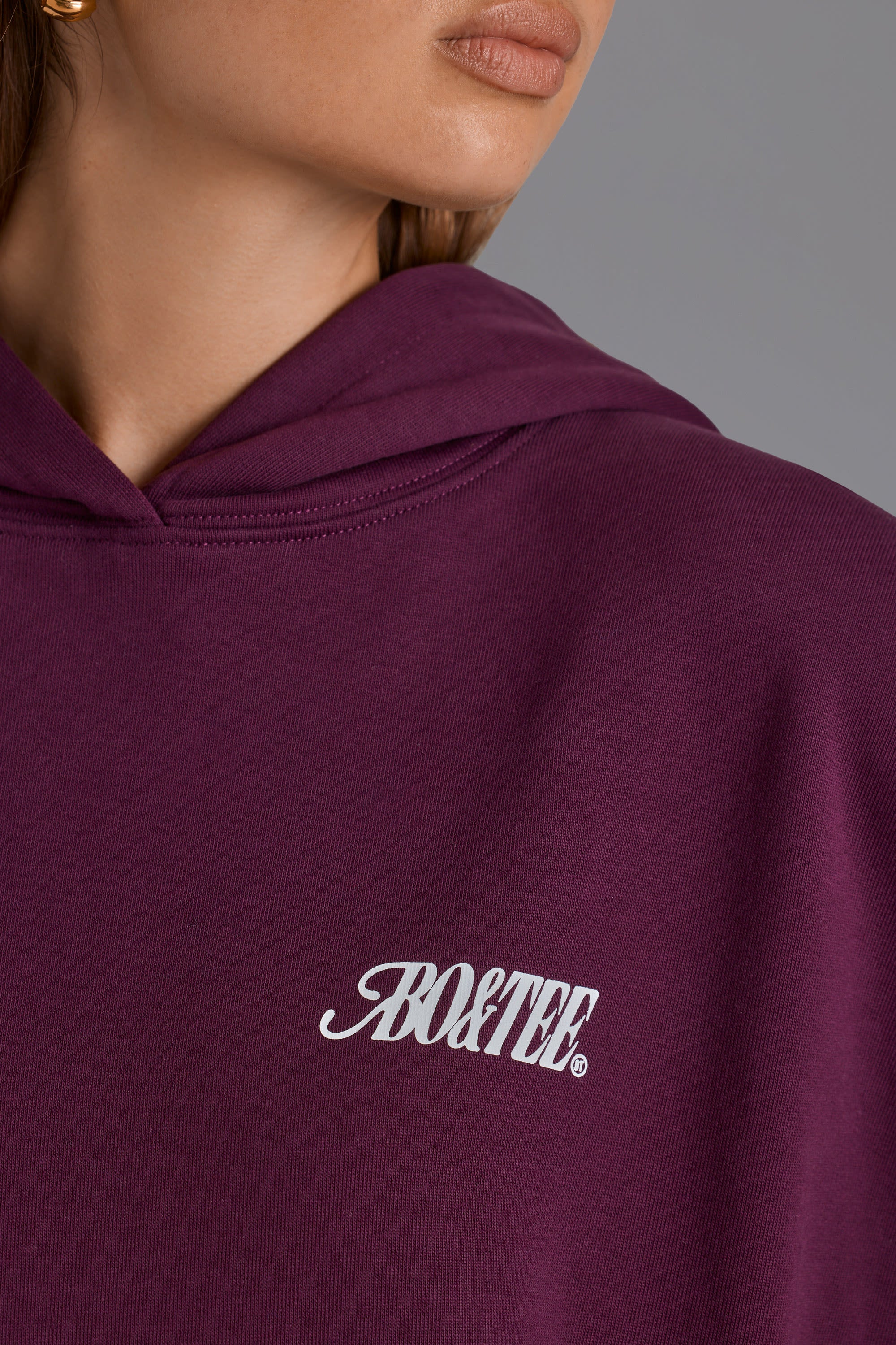 Oversized Hoodie in Grape - Image 4