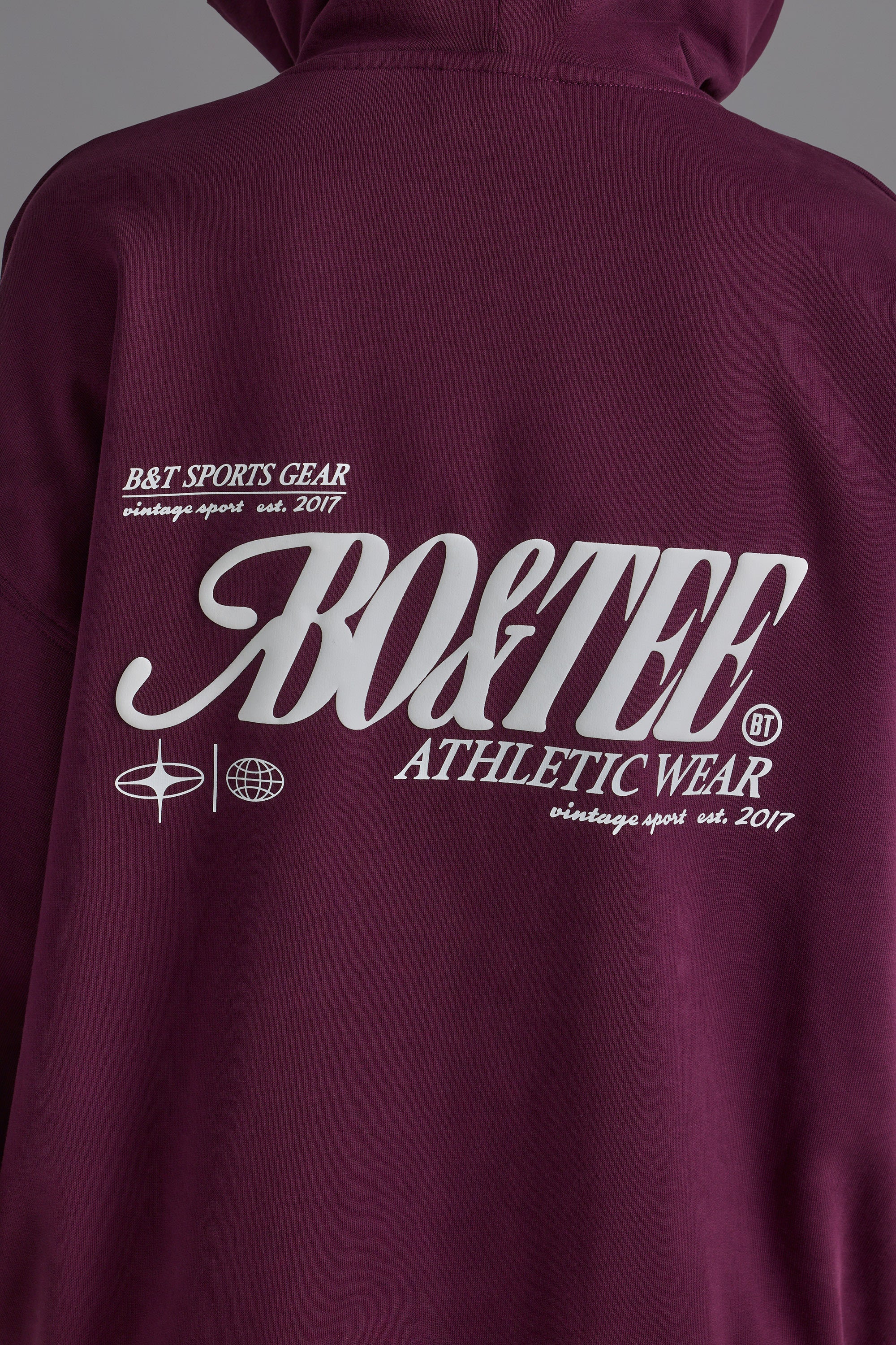 Oversized Hoodie in Grape - Image 5