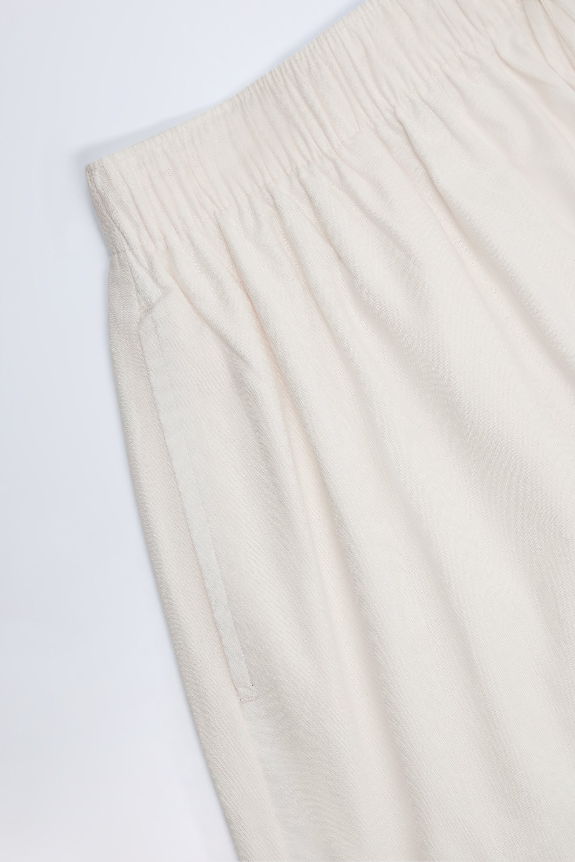 Elsie Tie-Front Mid-Rise Shorts in White - Image 12
