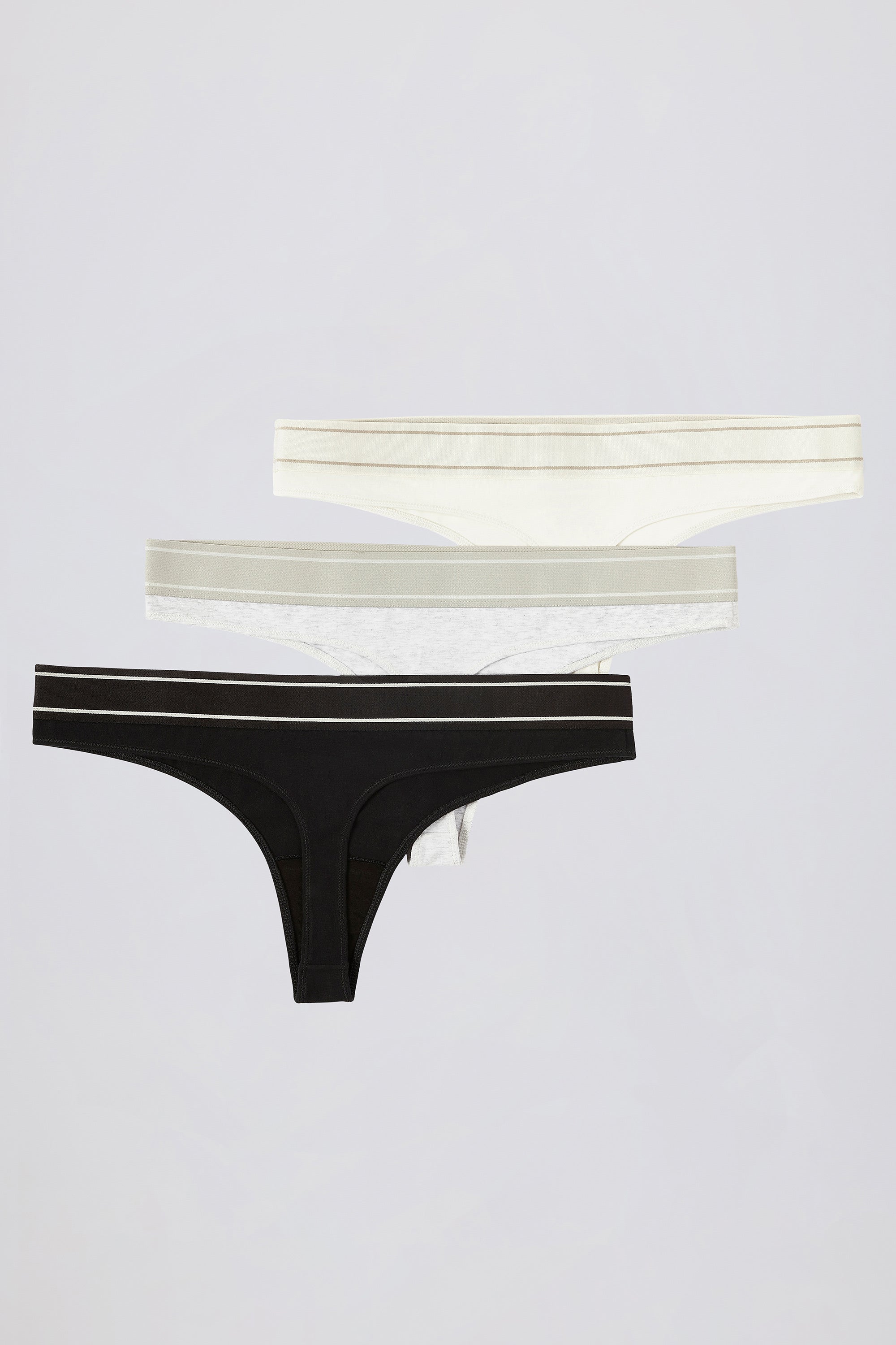 High-Waist Thong Bundle in Multi - Image 3