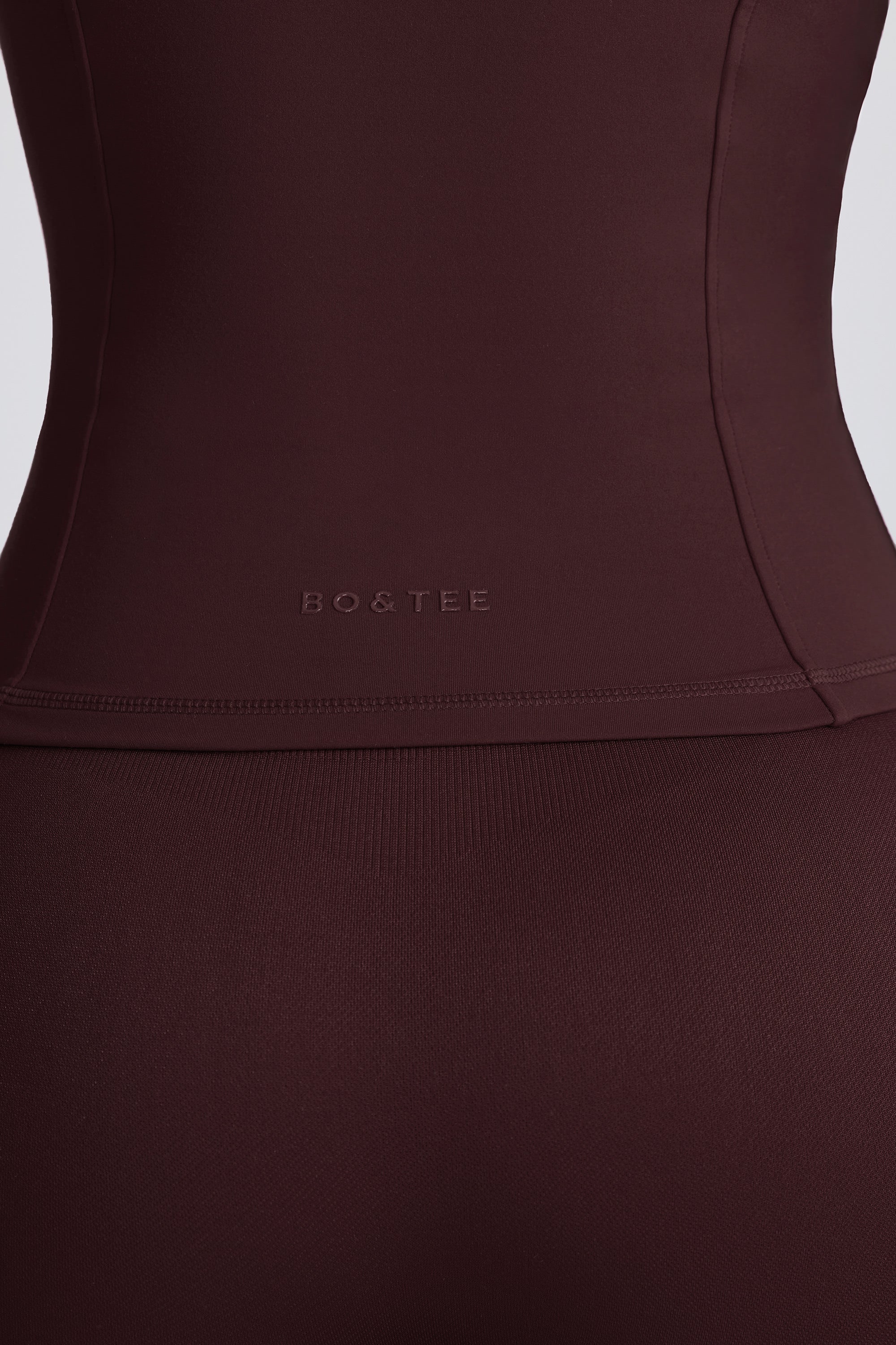Soft Active Hooded Mid-Layer Jacket in Chocolate - Image 5