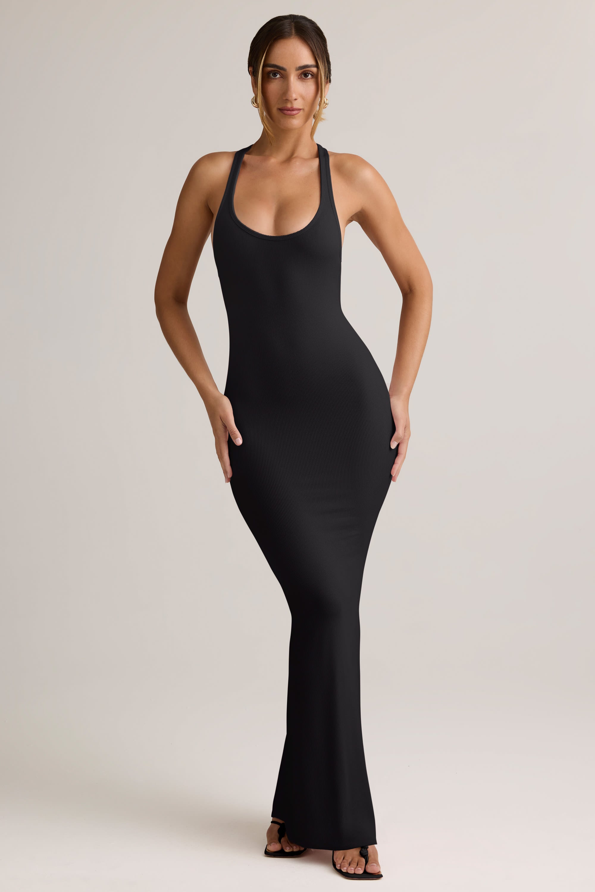 Imelda Modal Racerback Maxi Dress in Black - Image 6