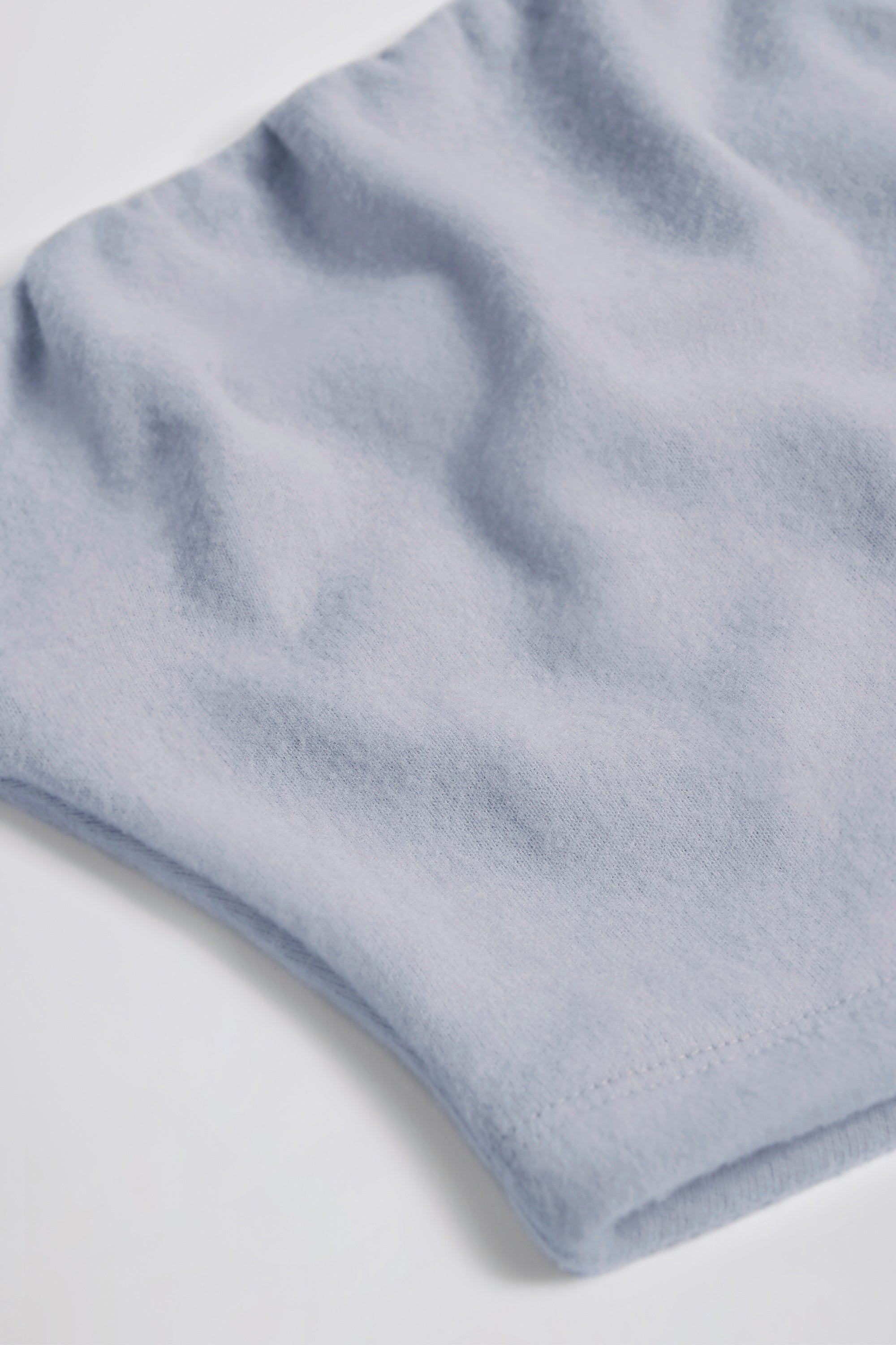 Brushed Jersey Bandeau Top in Soft Blue - Image 4
