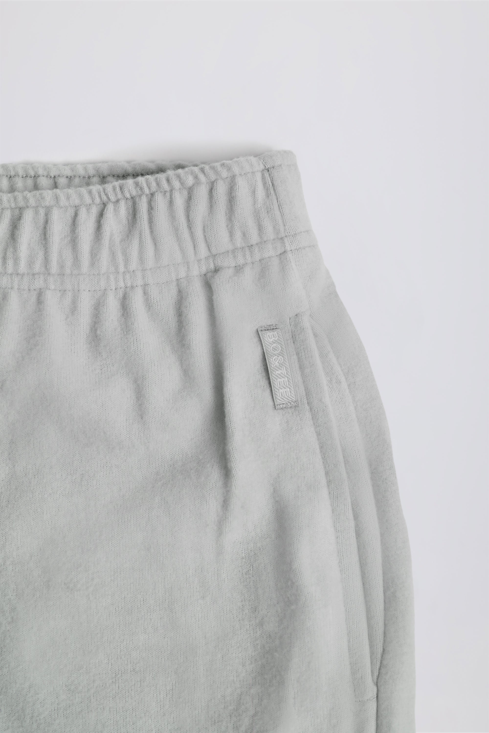 Tall Brushed Jersey Wide-Leg Joggers in Fog Grey - Image 5