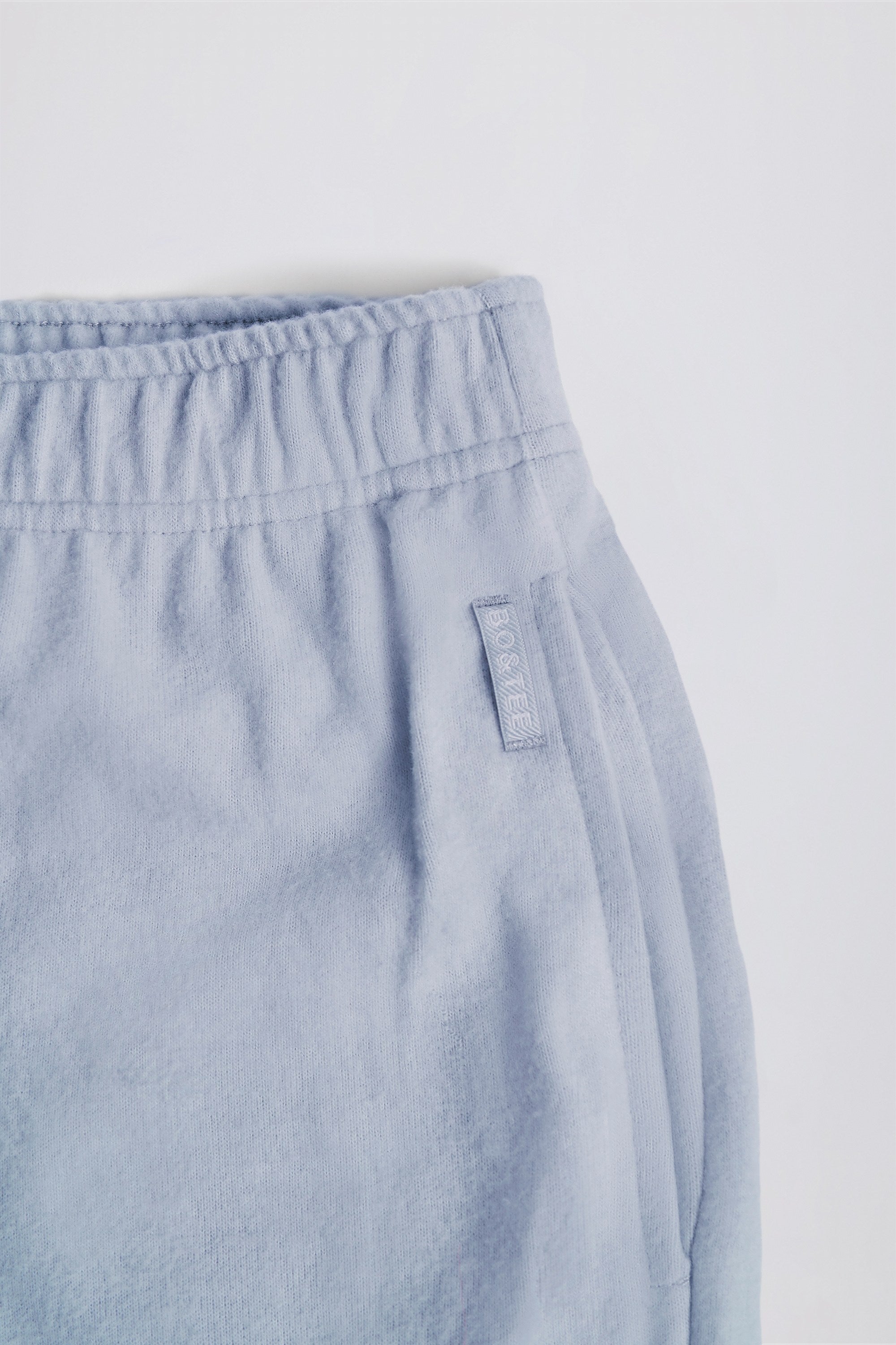 Tall Brushed Jersey Wide-Leg Joggers in Soft Blue - Image 4