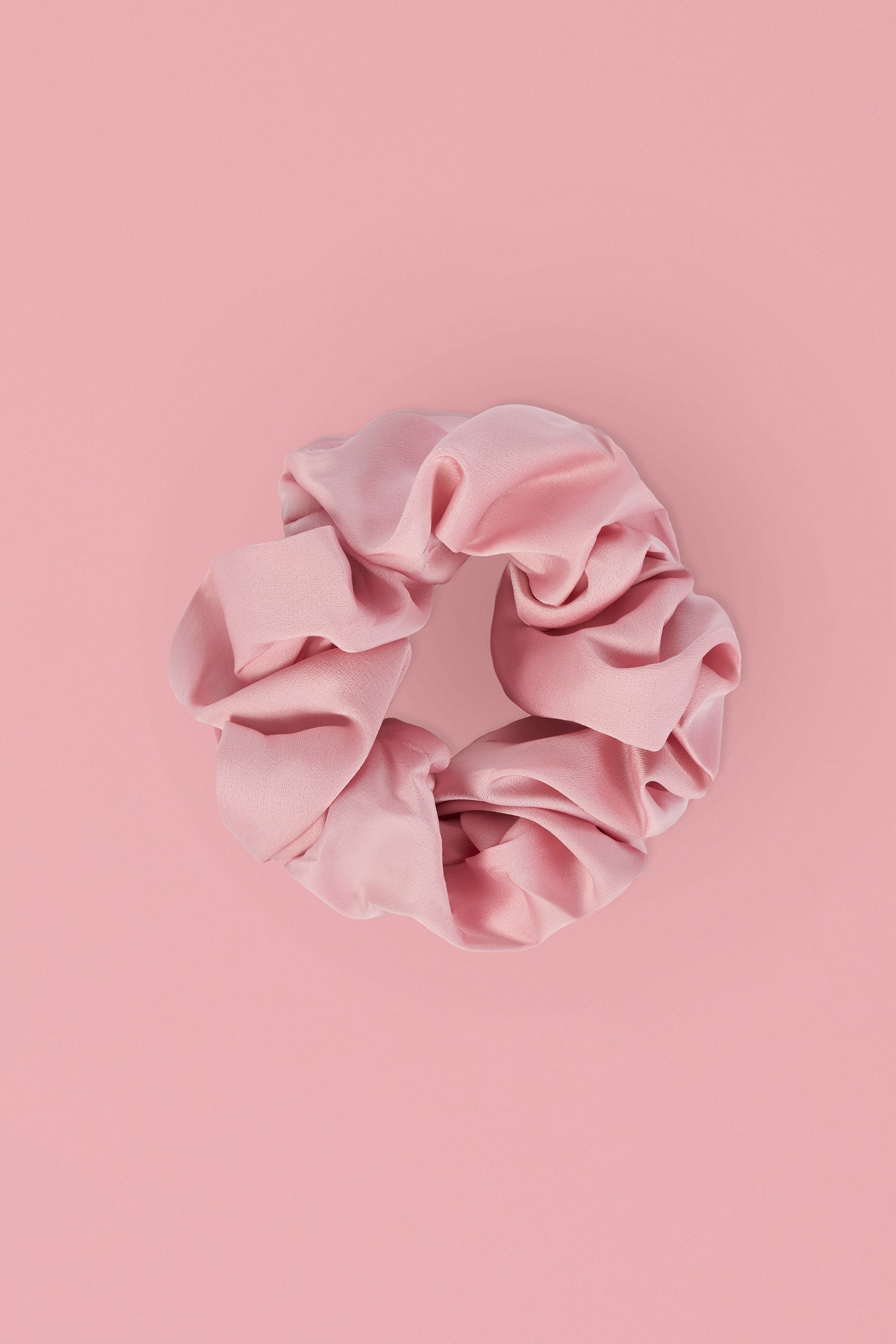 Kore Oversized Scrunchie in Baby Pink - Image 2