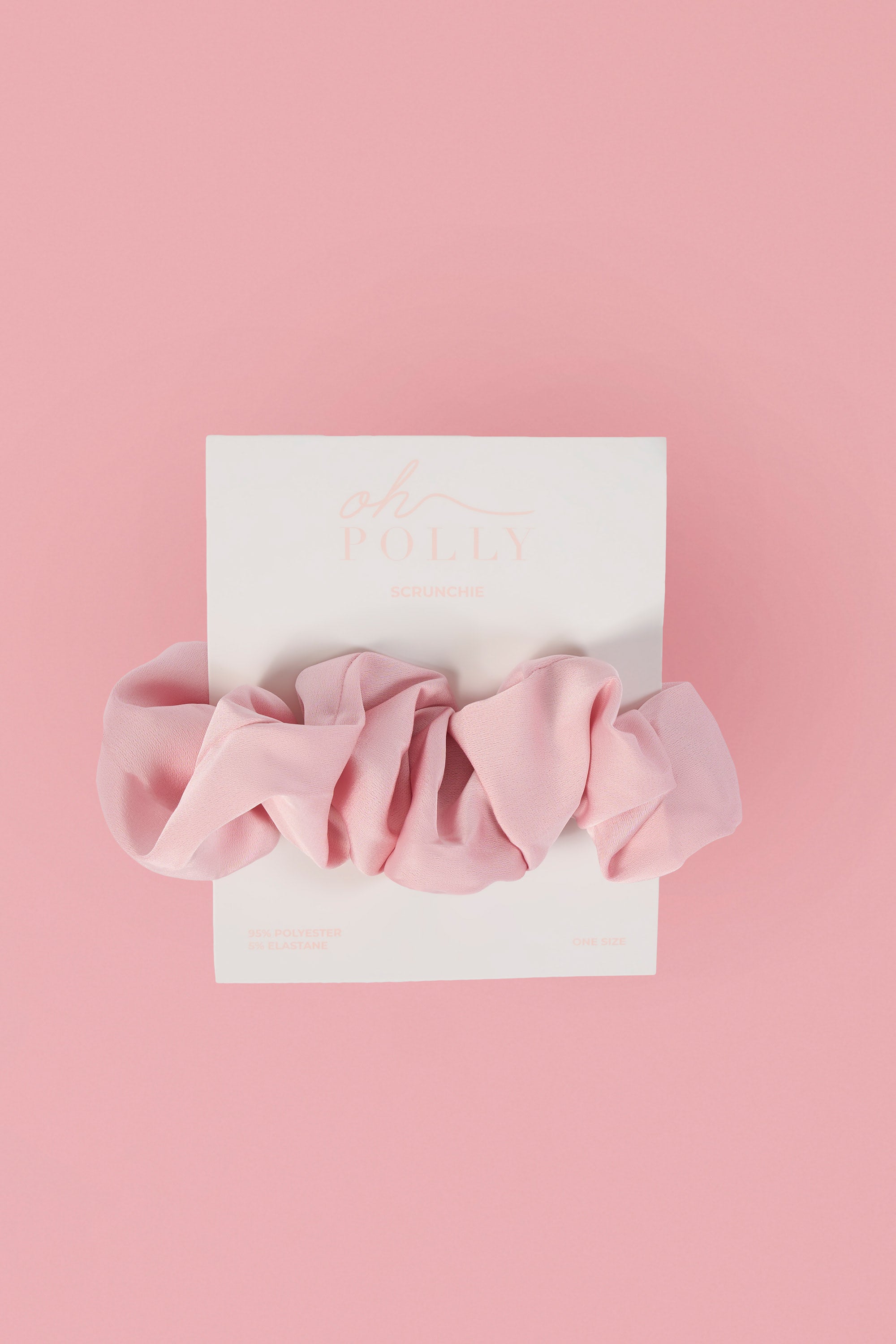 Kore Oversized Scrunchie in Baby Pink - Image 3