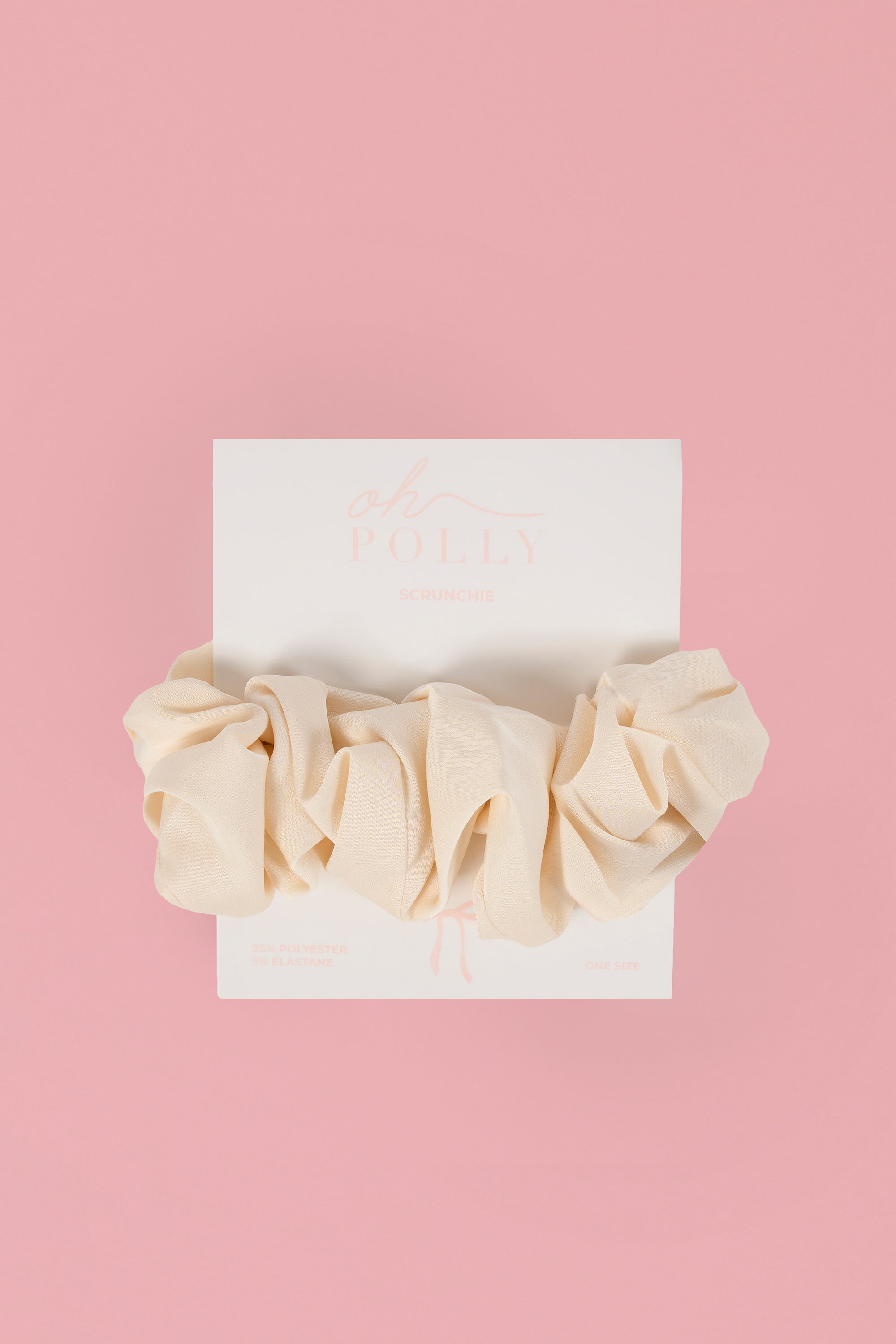 Kore Oversized Scrunchie in Ivory - Image 3