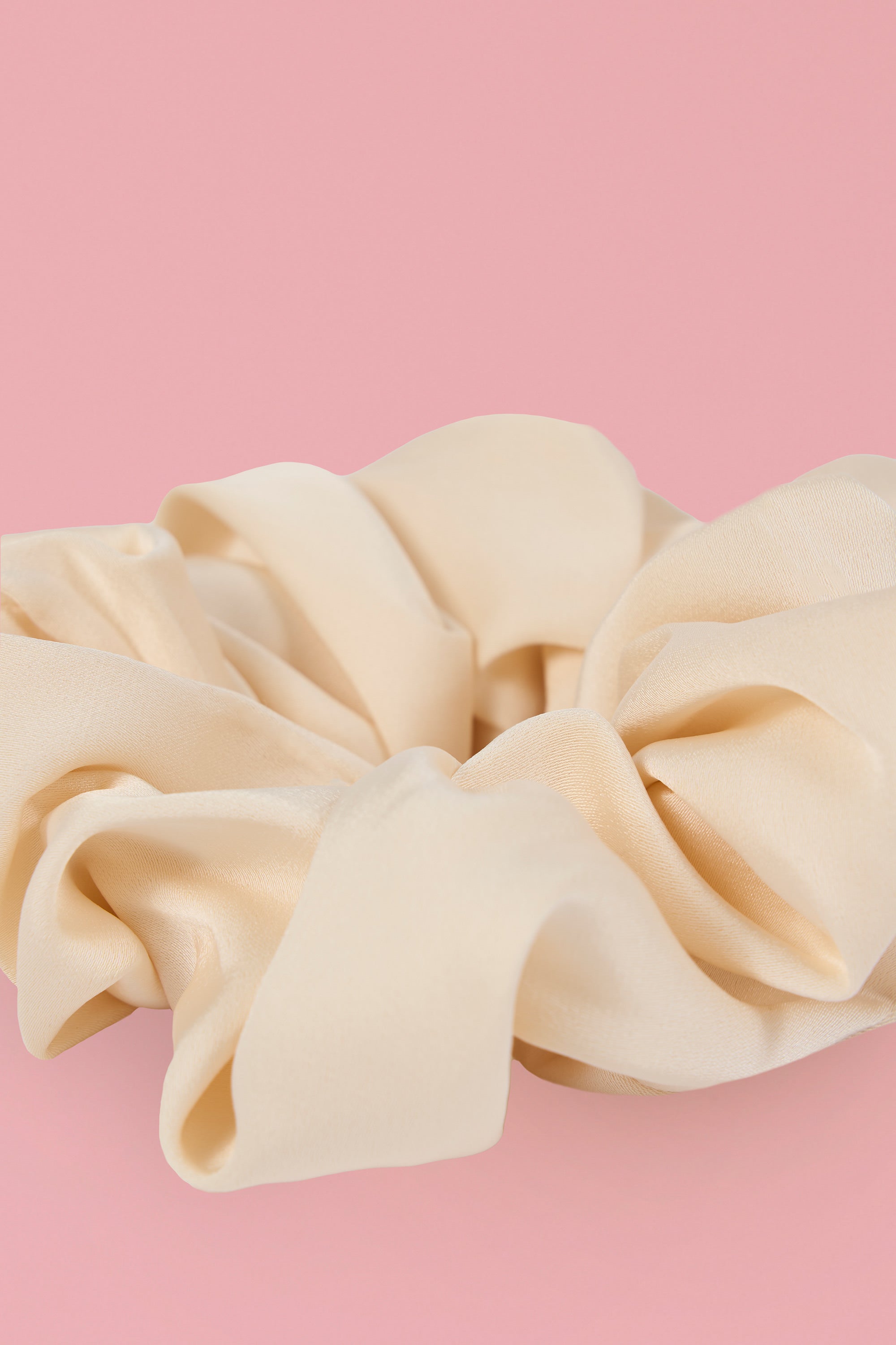 Kore Oversized Scrunchie in Ivory - Image 4