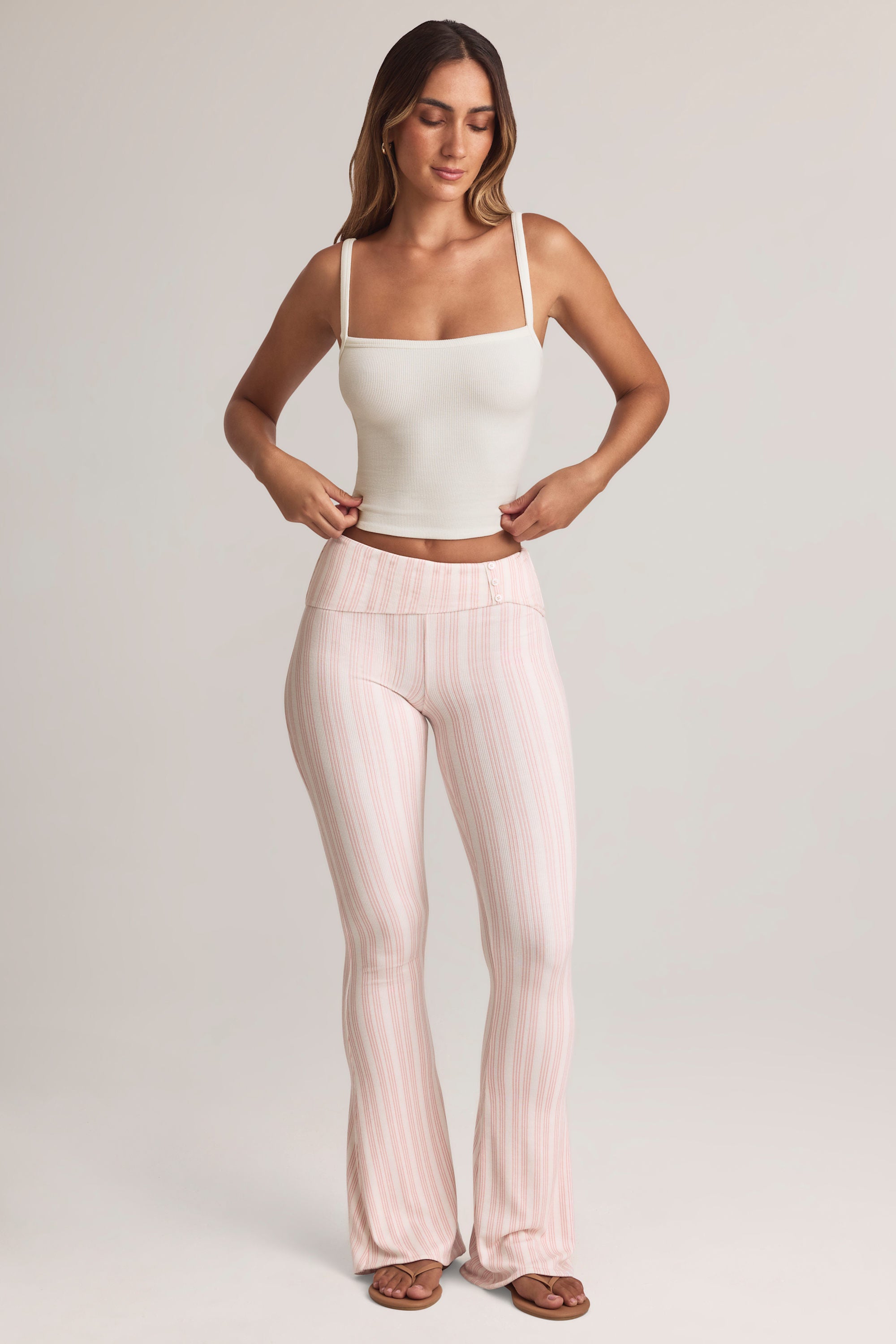 Lai Modal Square-Neck Camisole Top in White - Image 6