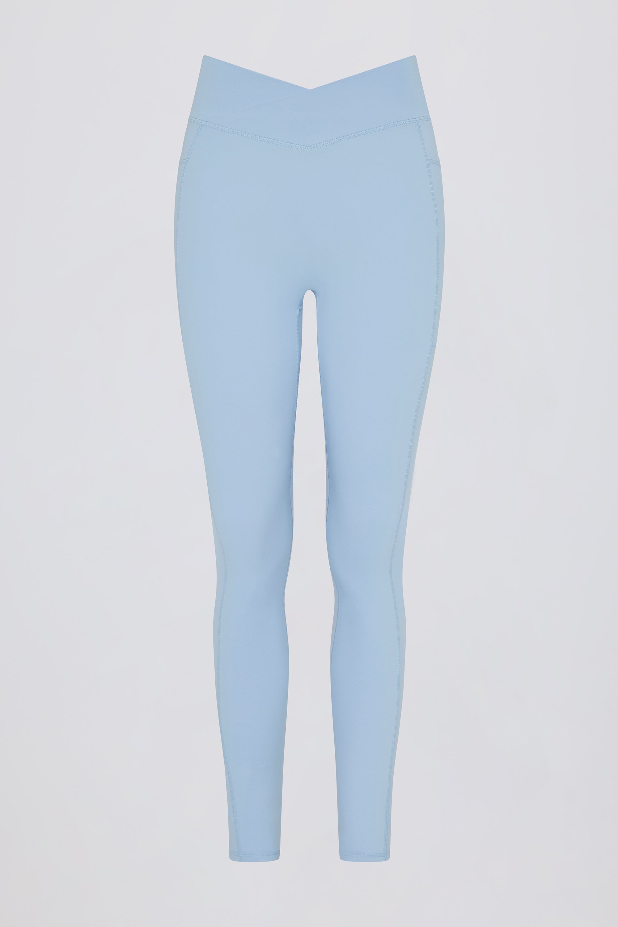 Leggings with Pockets in Sky - Image 4
