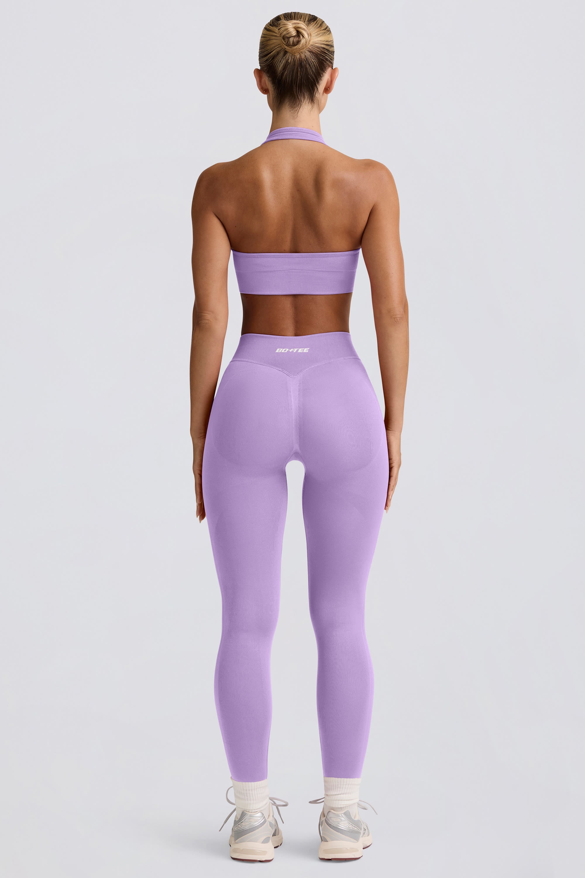 Define Luxe High-Waist Leggings in Lilac - Image 2
