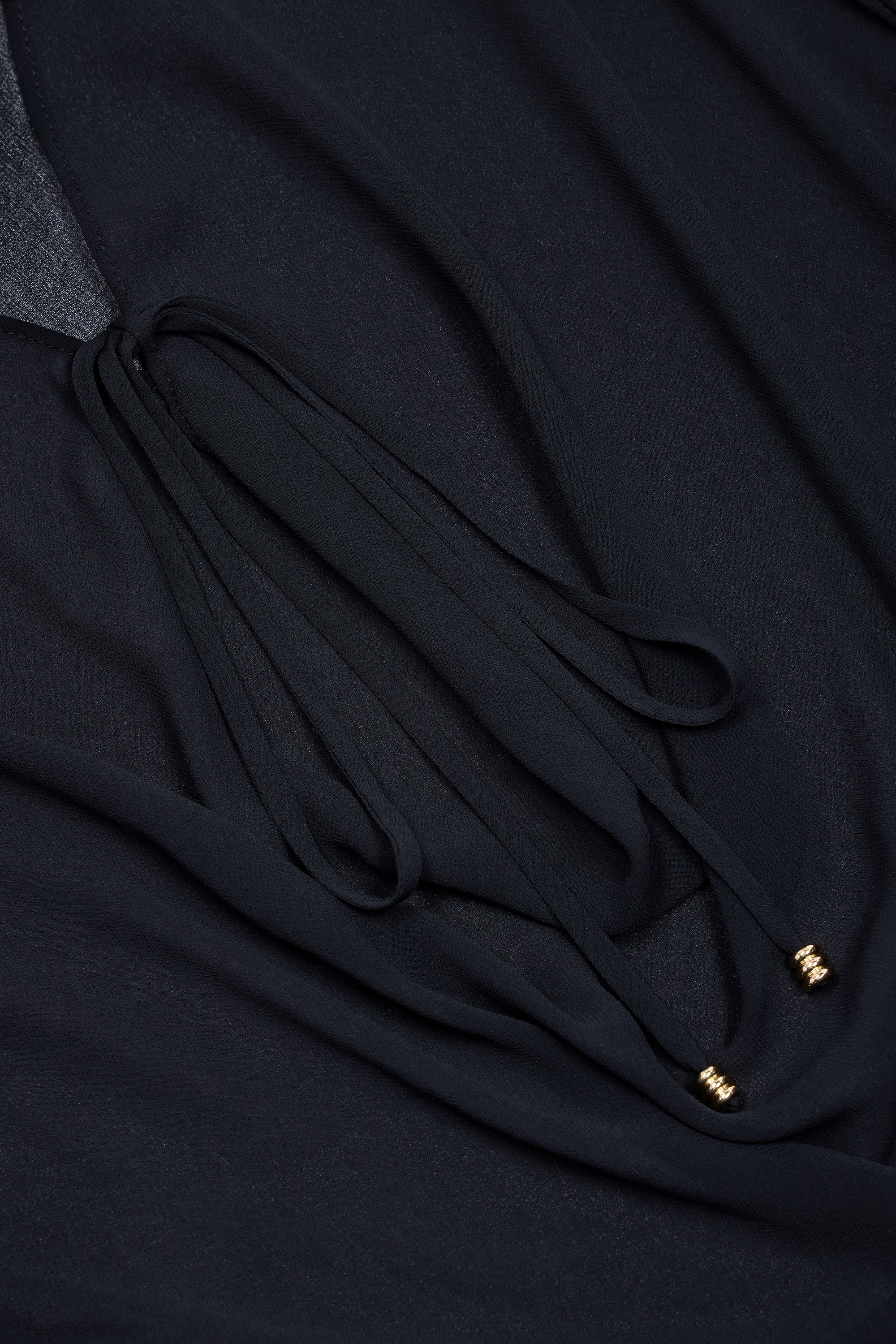 Oualie Cowl-Neck Mini Dress in Black - Image 5