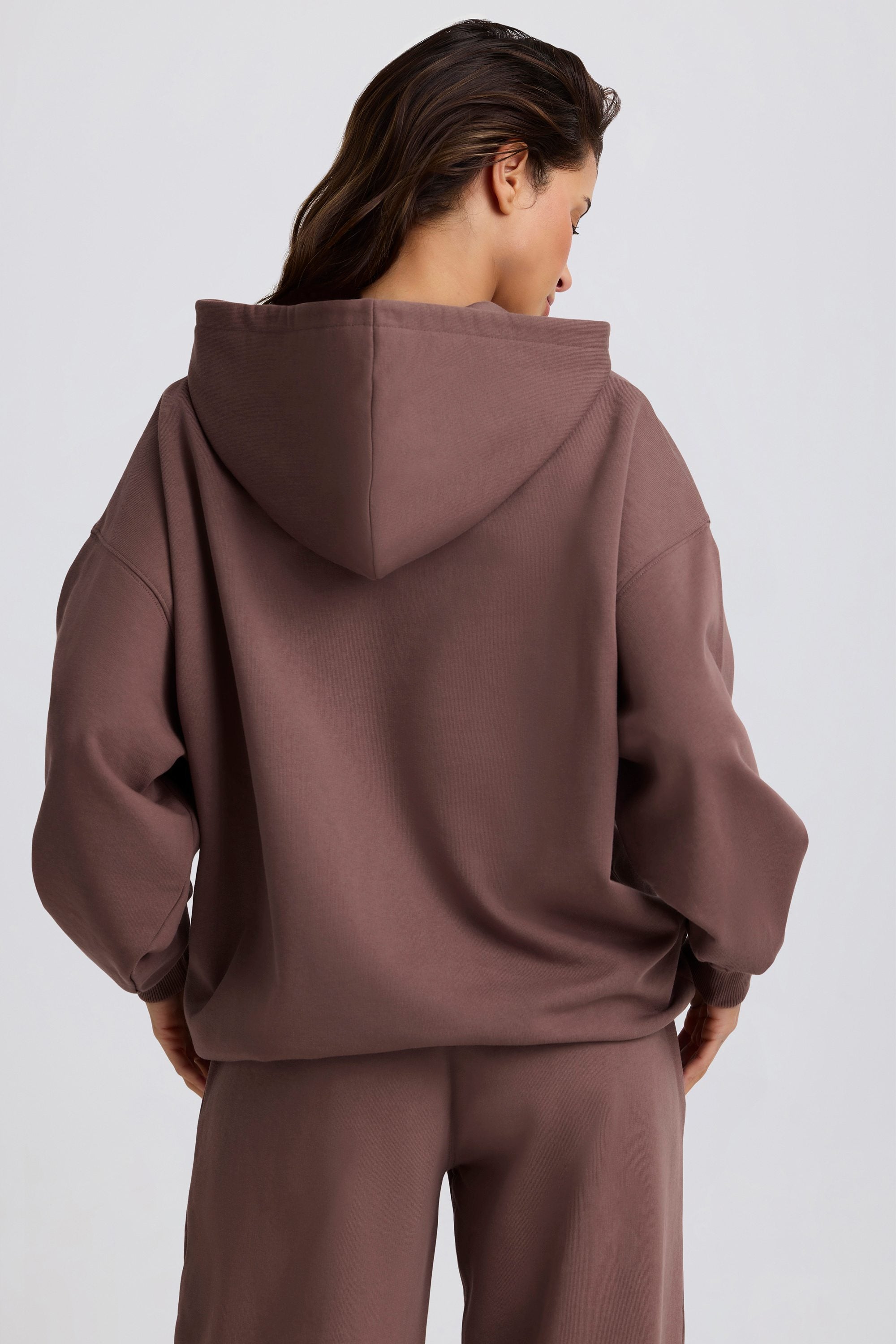 Oversized Hoodie in Mocha - Image 2
