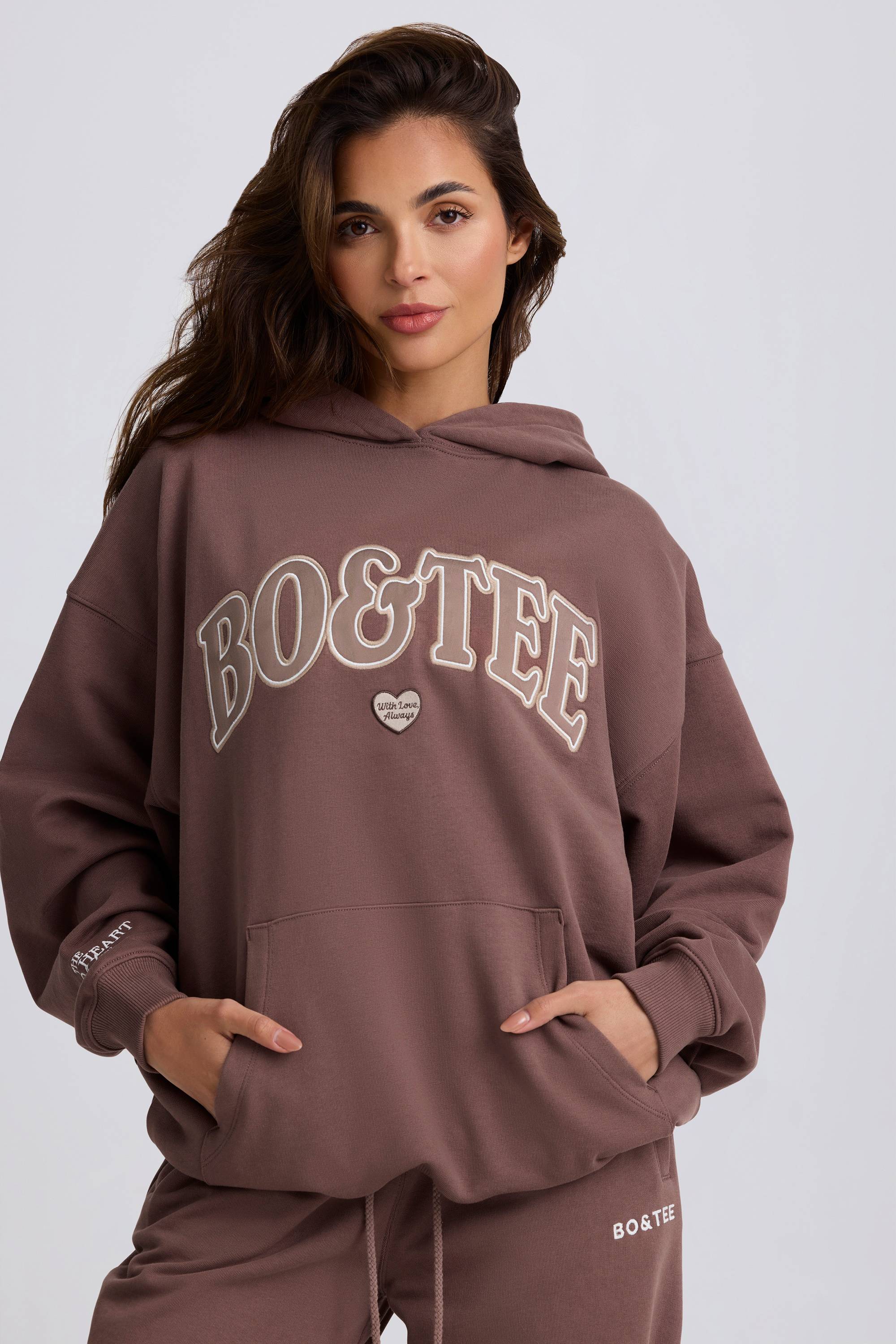 Oversized Hoodie in Mocha - Image 7