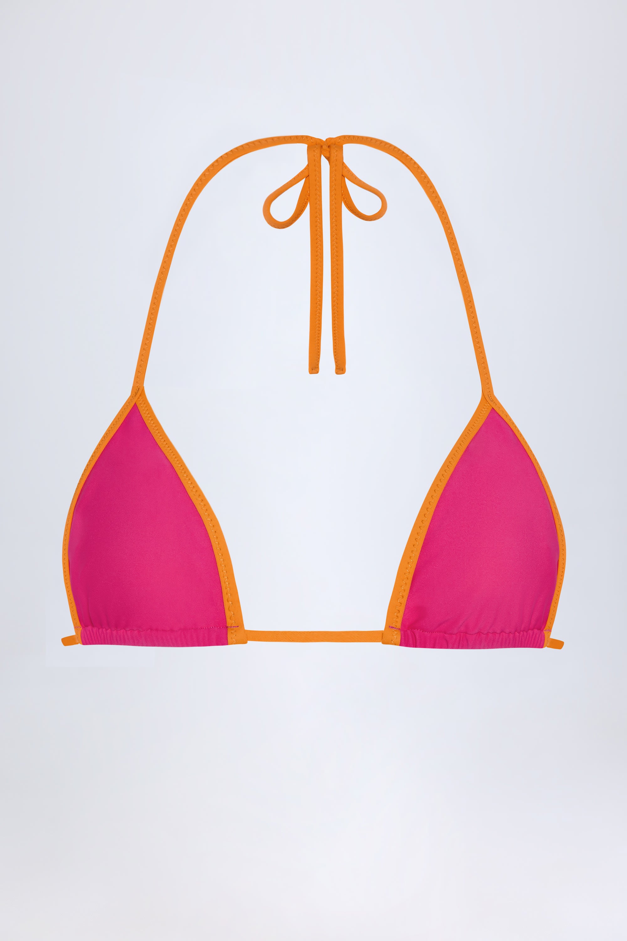 Paita Triangle Bikini Top in Fuchsia - Image 3