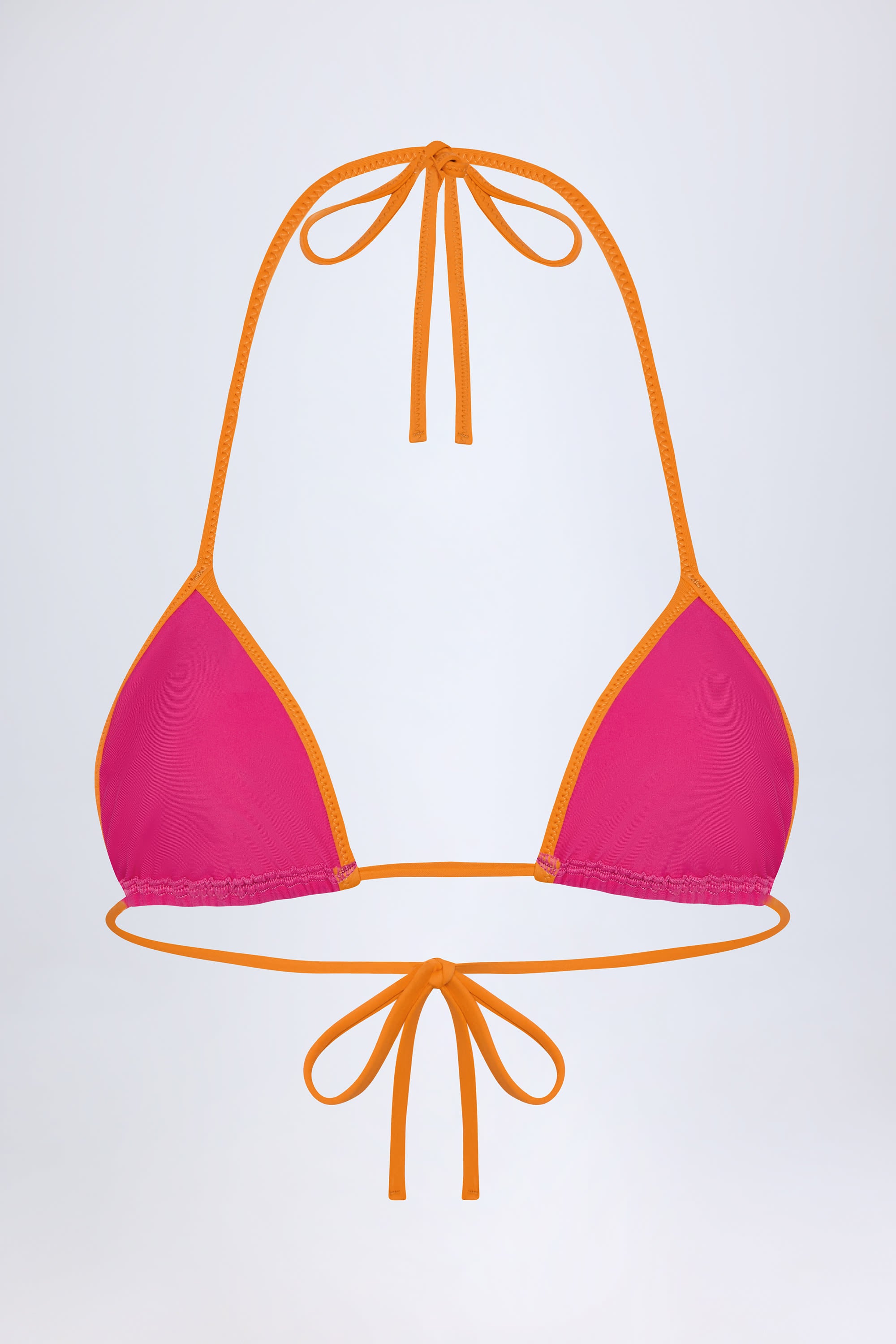 Paita Triangle Bikini Top in Fuchsia - Image 4