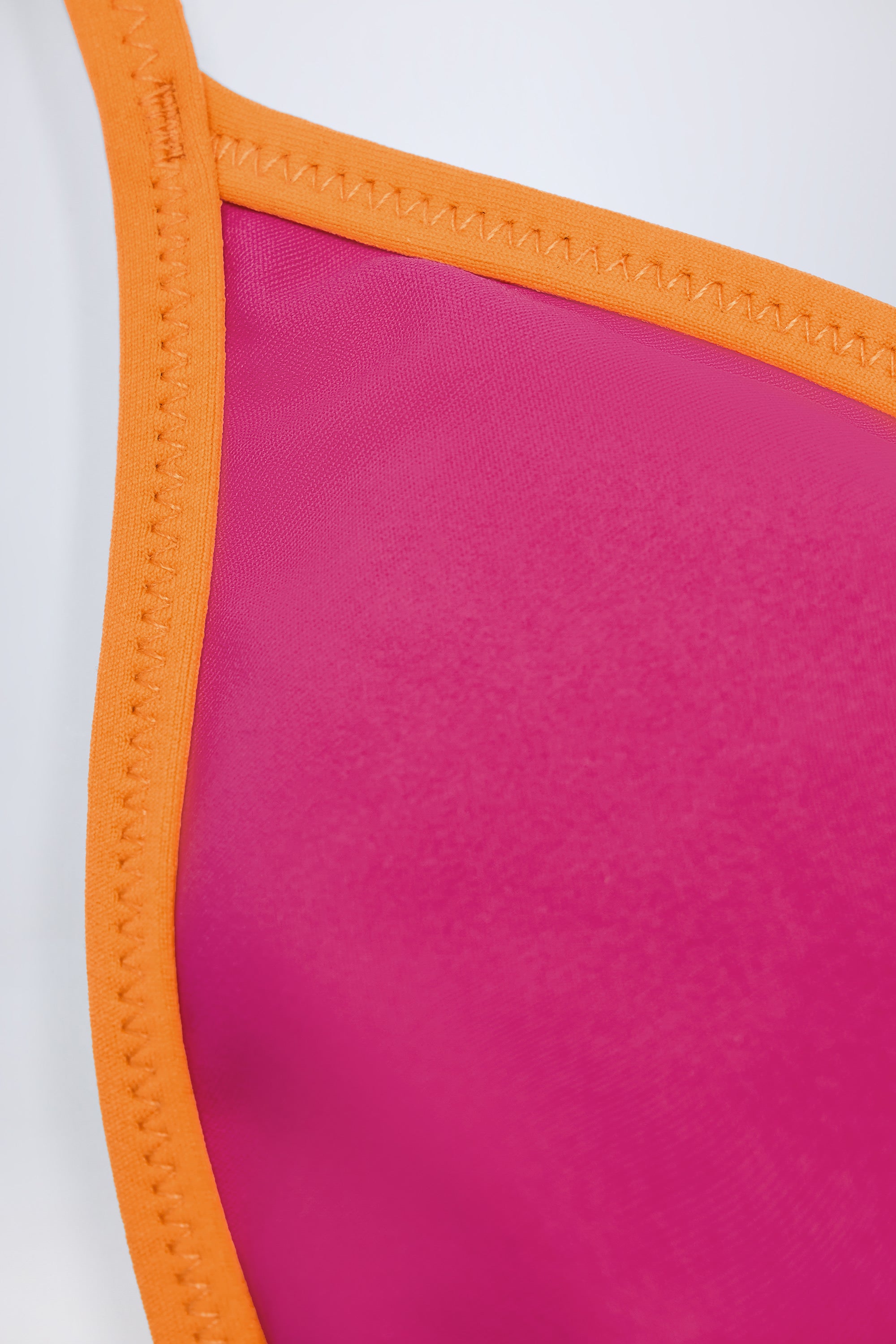 Paita Triangle Bikini Top in Fuchsia - Image 6