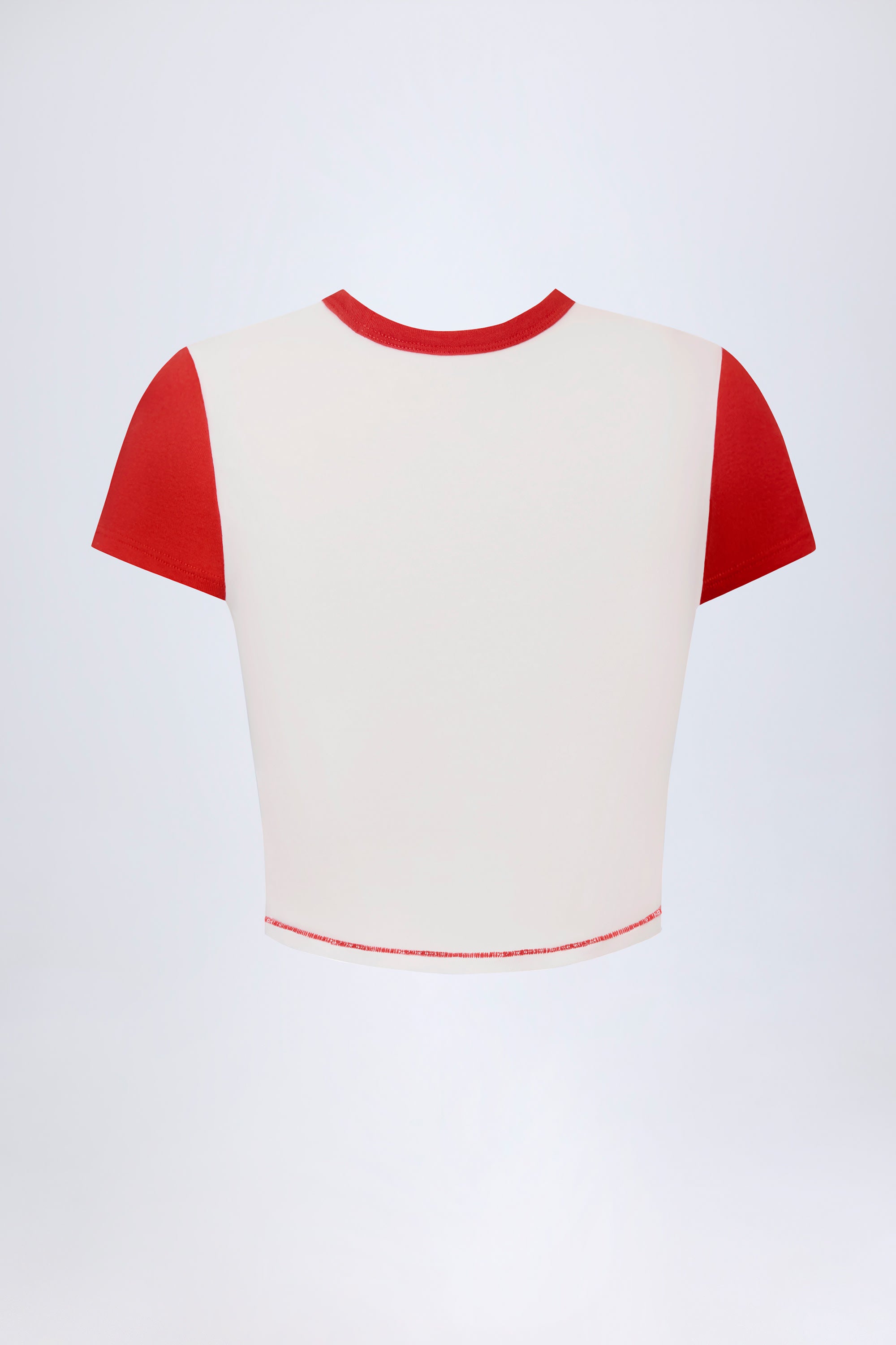Salina Logo Cropped T-Shirt in White - Image 4