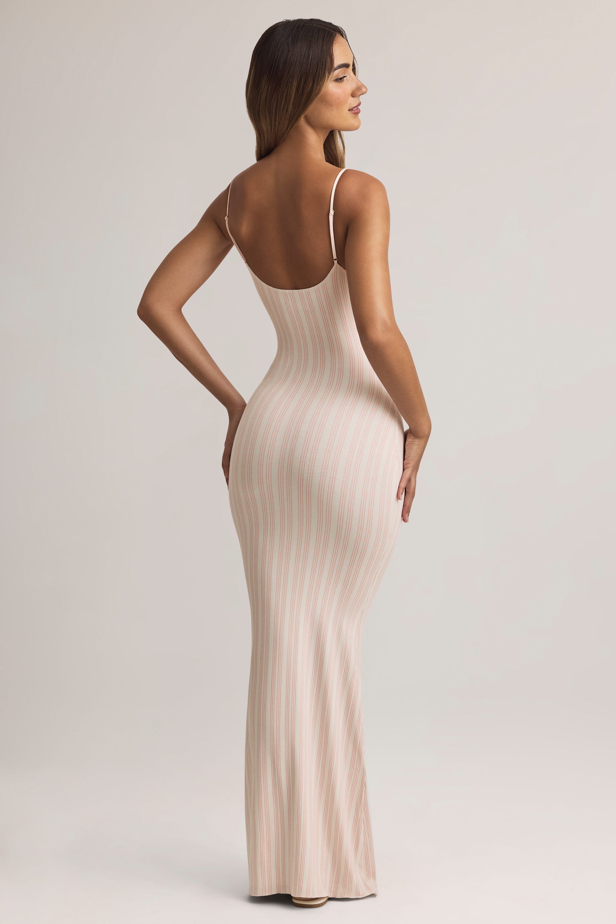 Salma Modal Scoop-Neck Maxi Dress in Stripe - Image 2