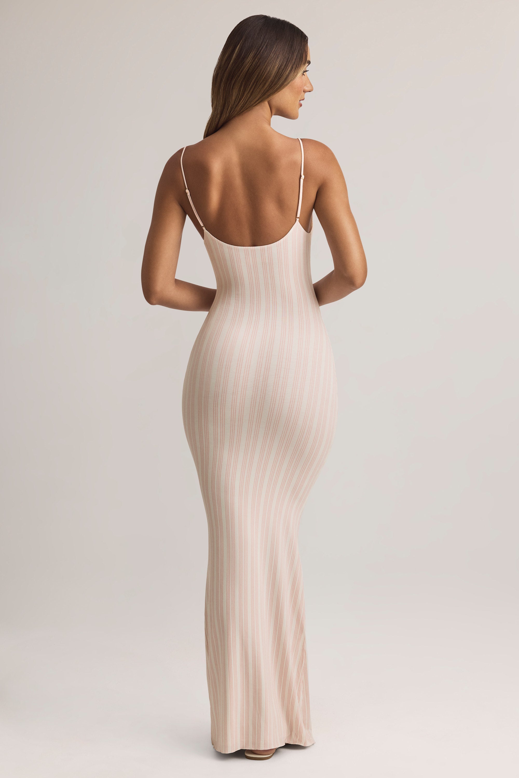 Salma Modal Scoop-Neck Maxi Dress in Stripe - Image 5