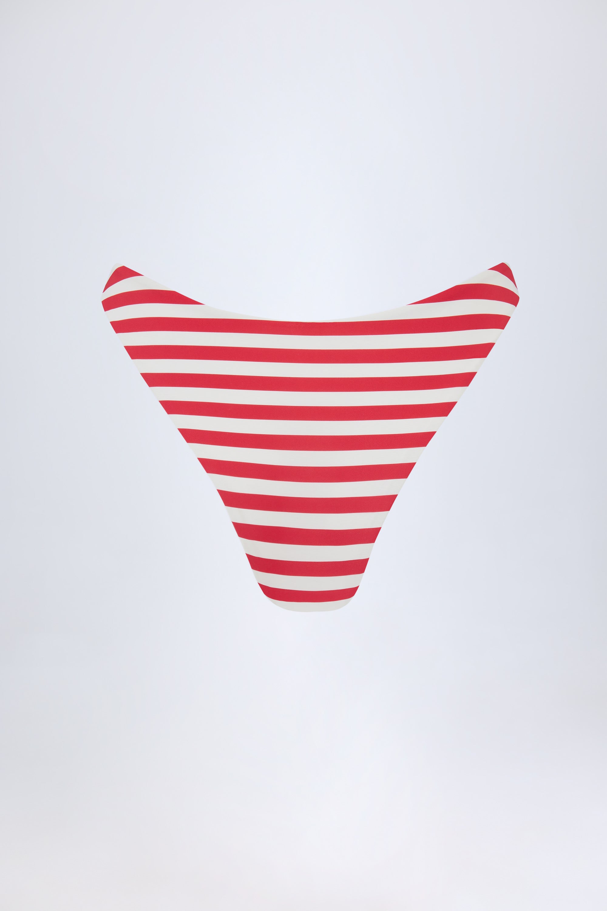 Santos Cheeky Bikini Bottoms in Cherry Red Stripe - Image 3