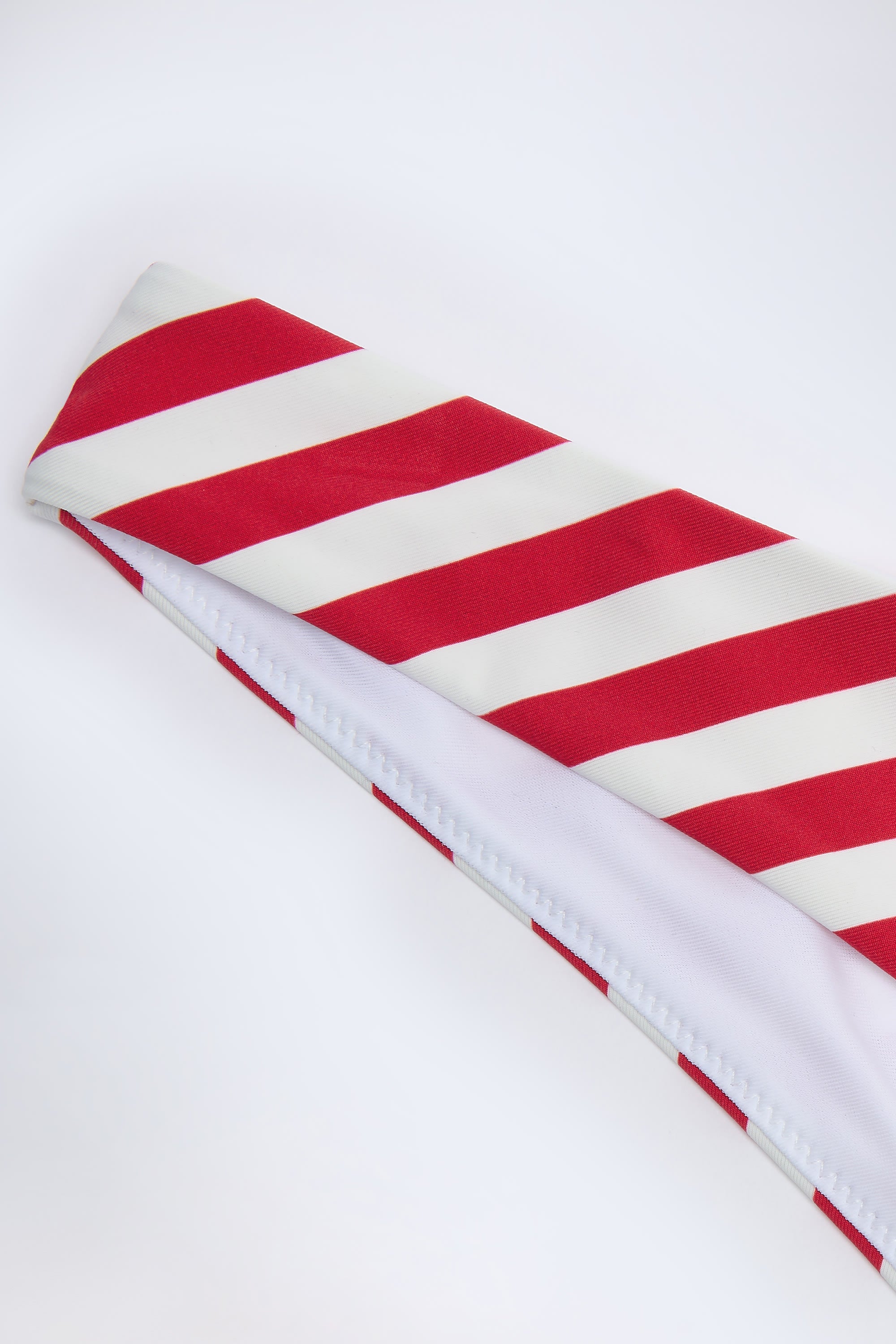 Santos Cheeky Bikini Bottoms in Cherry Red Stripe - Image 5