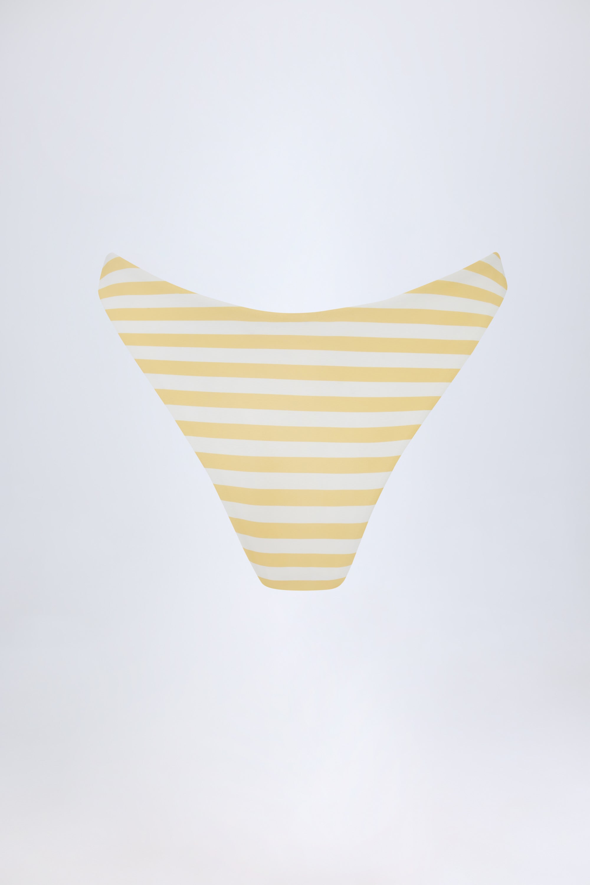 Santos Cheeky Bikini Bottoms in Lemon Yellow Stripe - Image 3