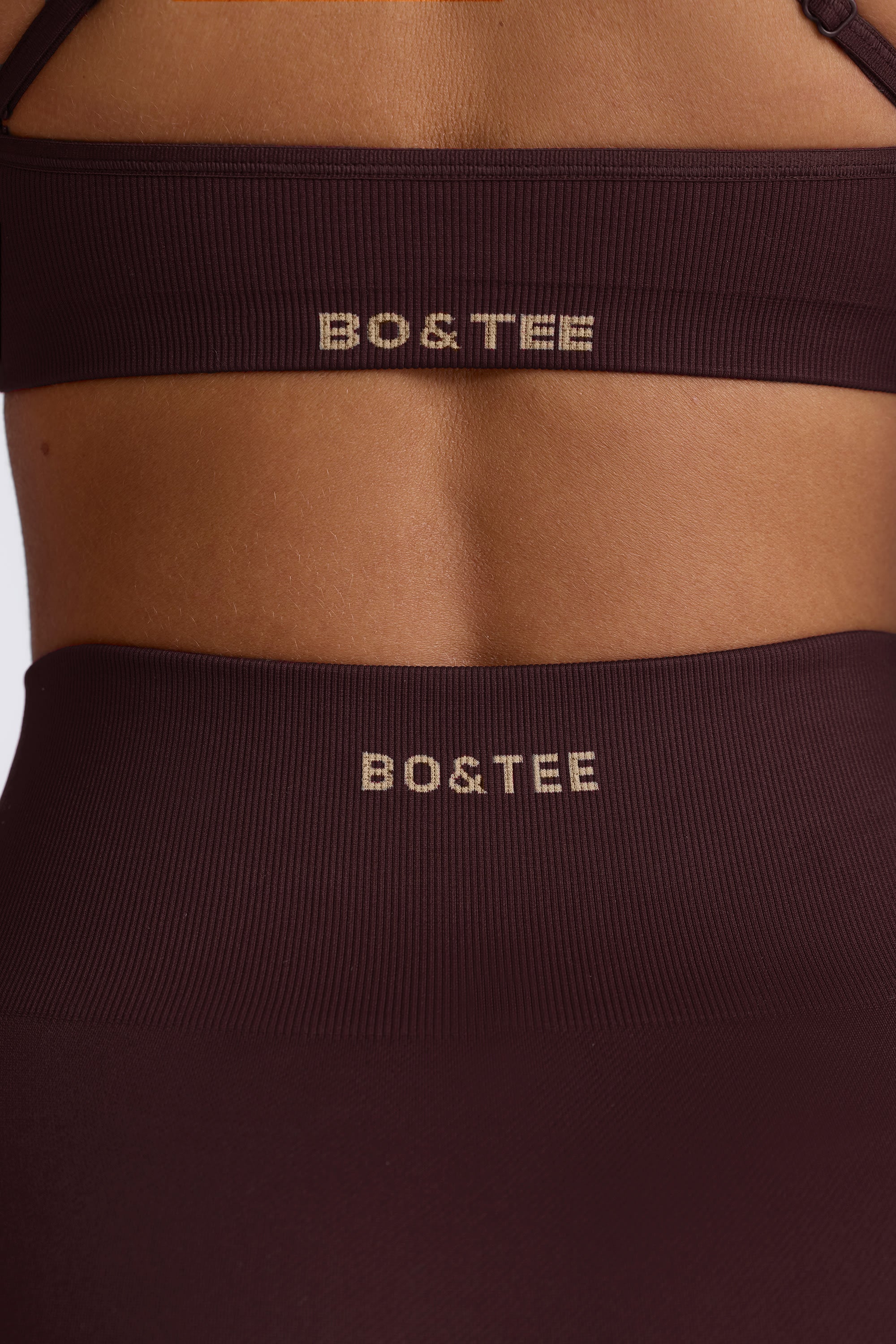 Super Sculpt Seamless High-Waist Leggings in Chocolate - Image 5