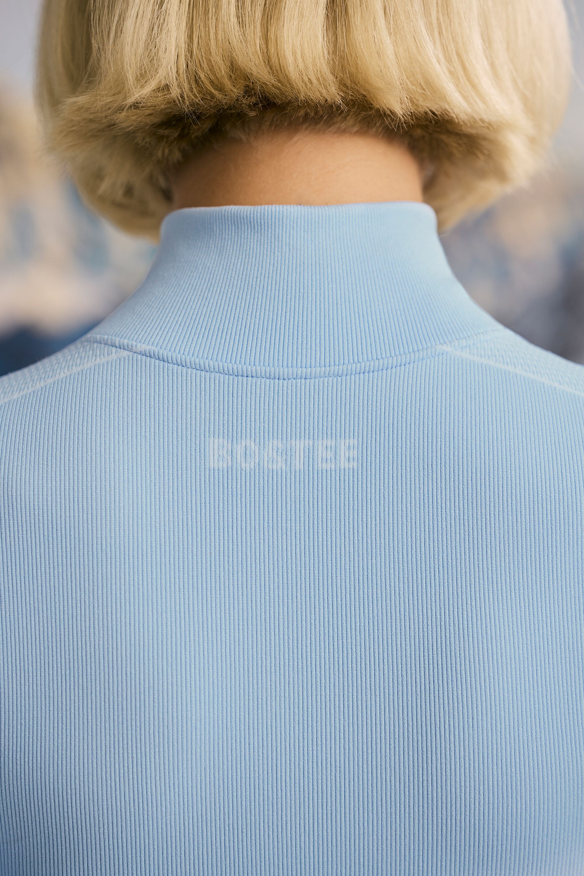Petite Super Sculpt Seamless Base Layer Jumpsuit in Ice Blue - Image 5