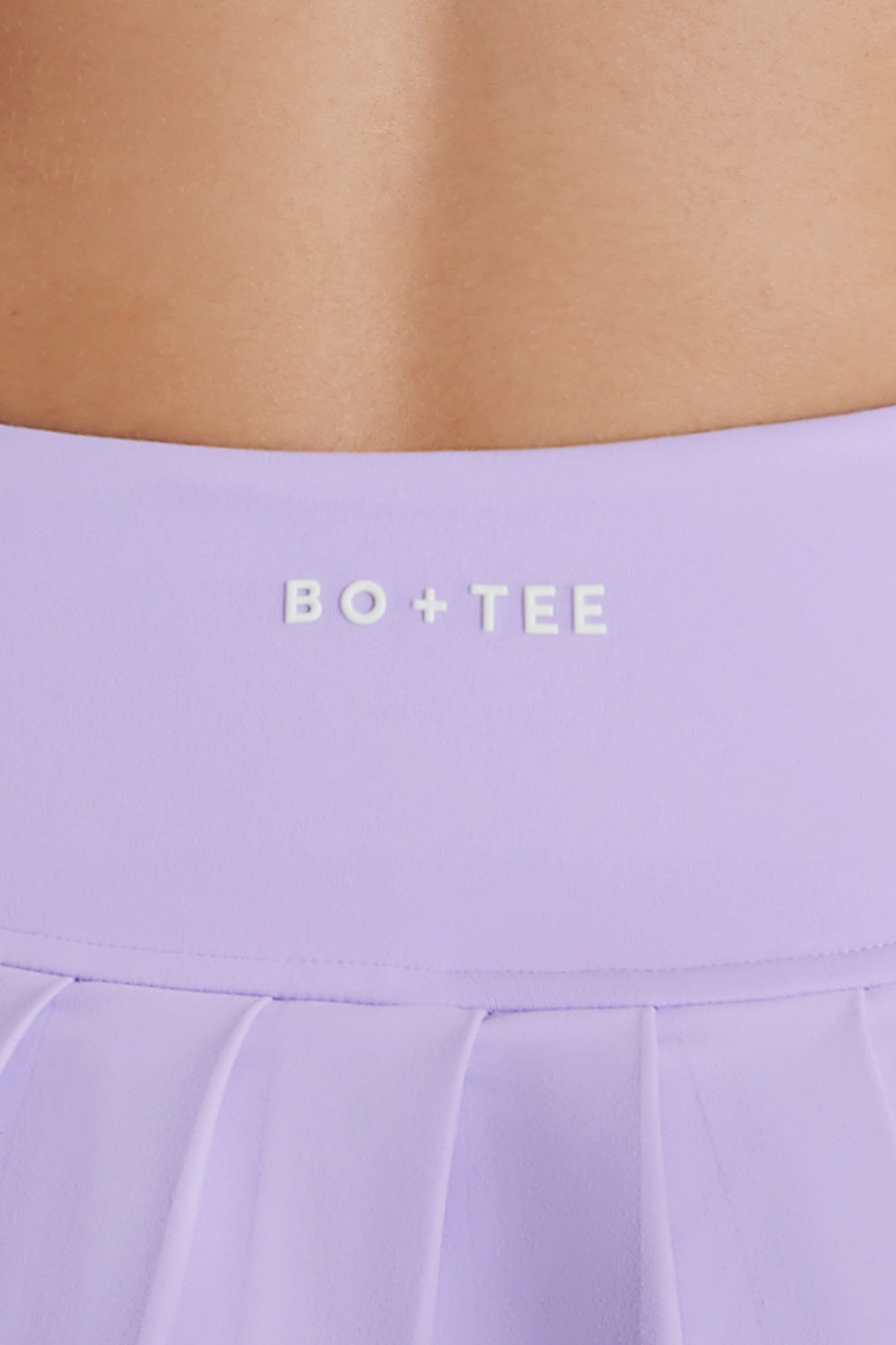 Soft Active Low-Rise Pleated Tennis Skort in Lilac - Image 6