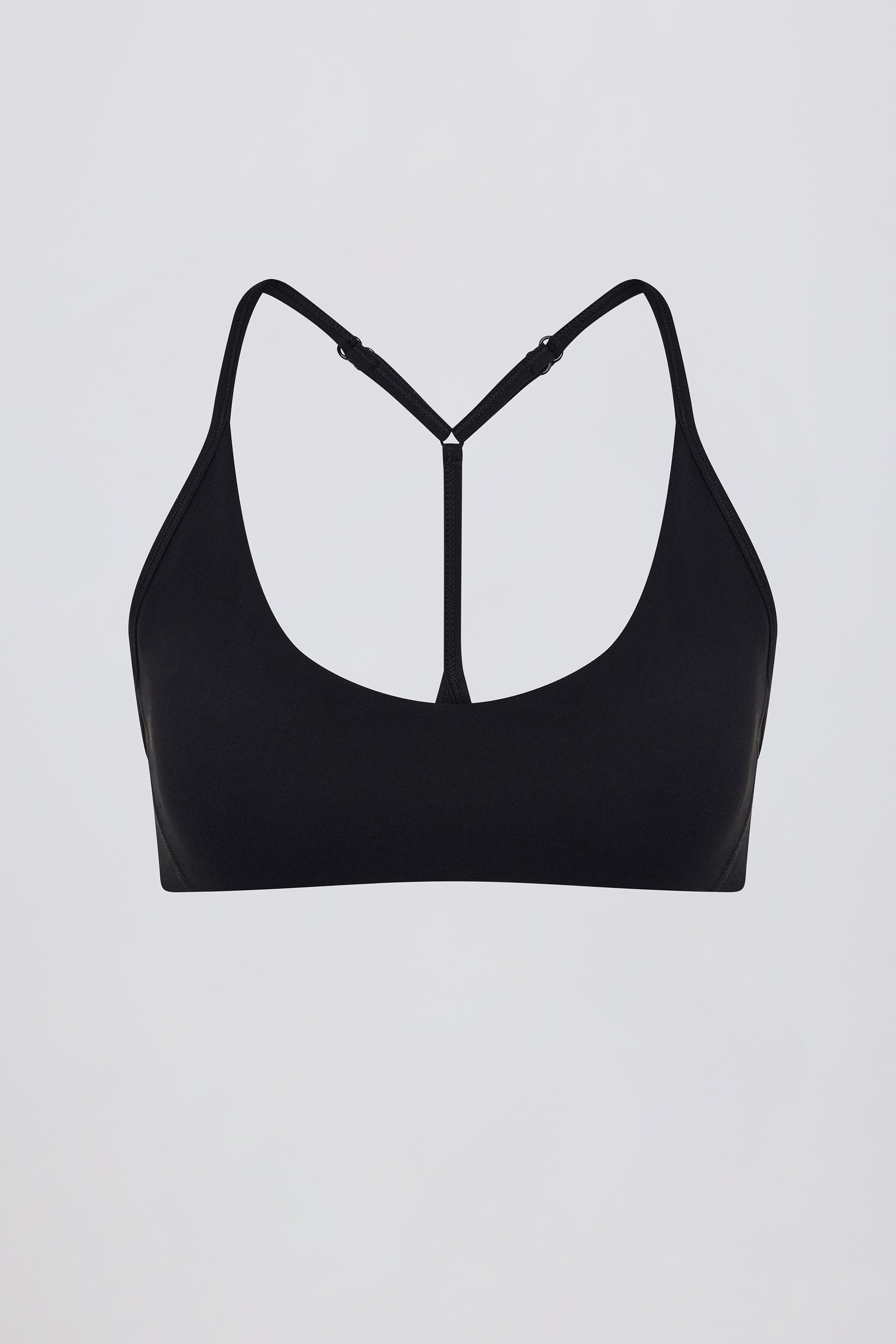 Soft Active Racerback Sports Bra in Black - Image 4