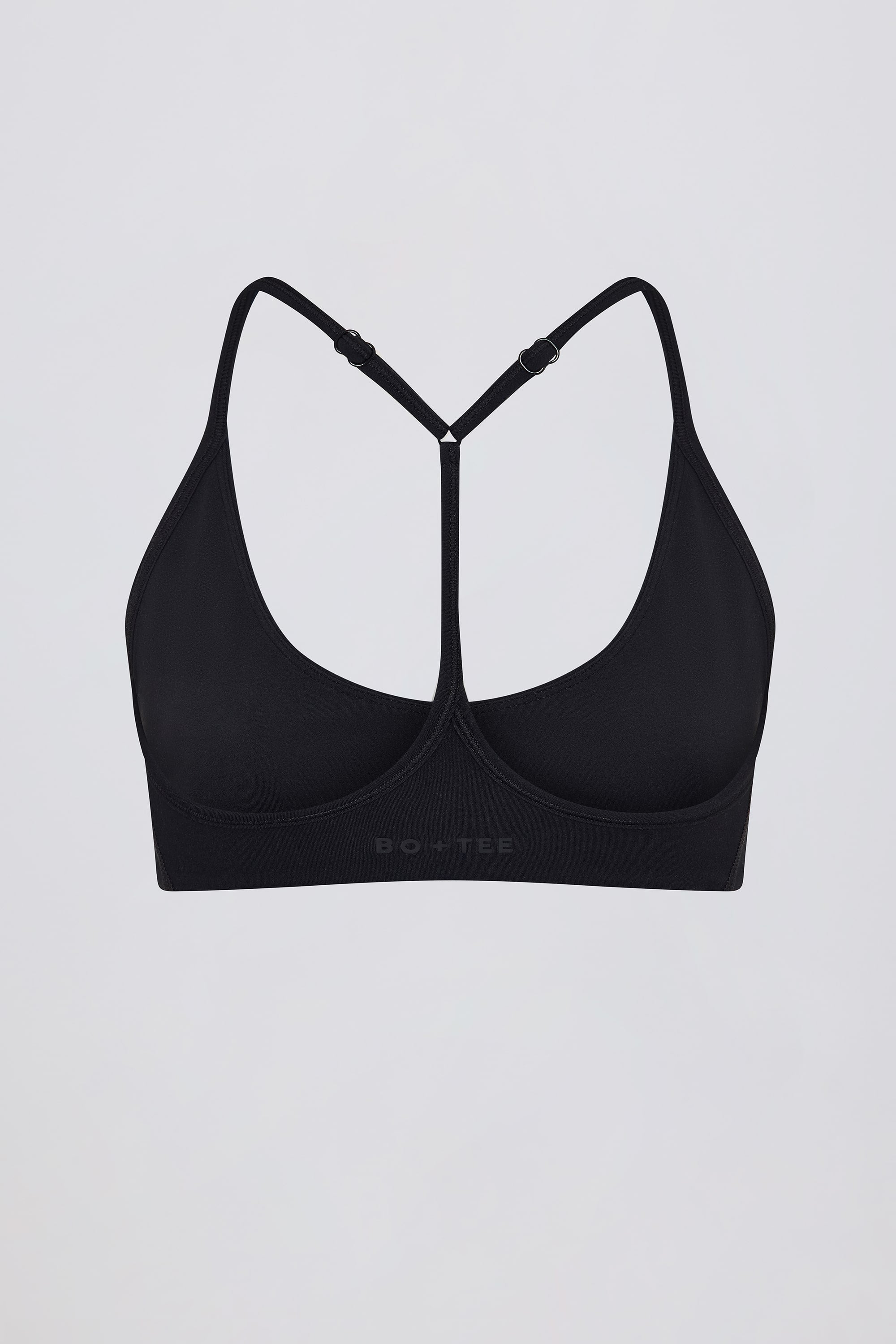 Soft Active Racerback Sports Bra in Black - Image 5