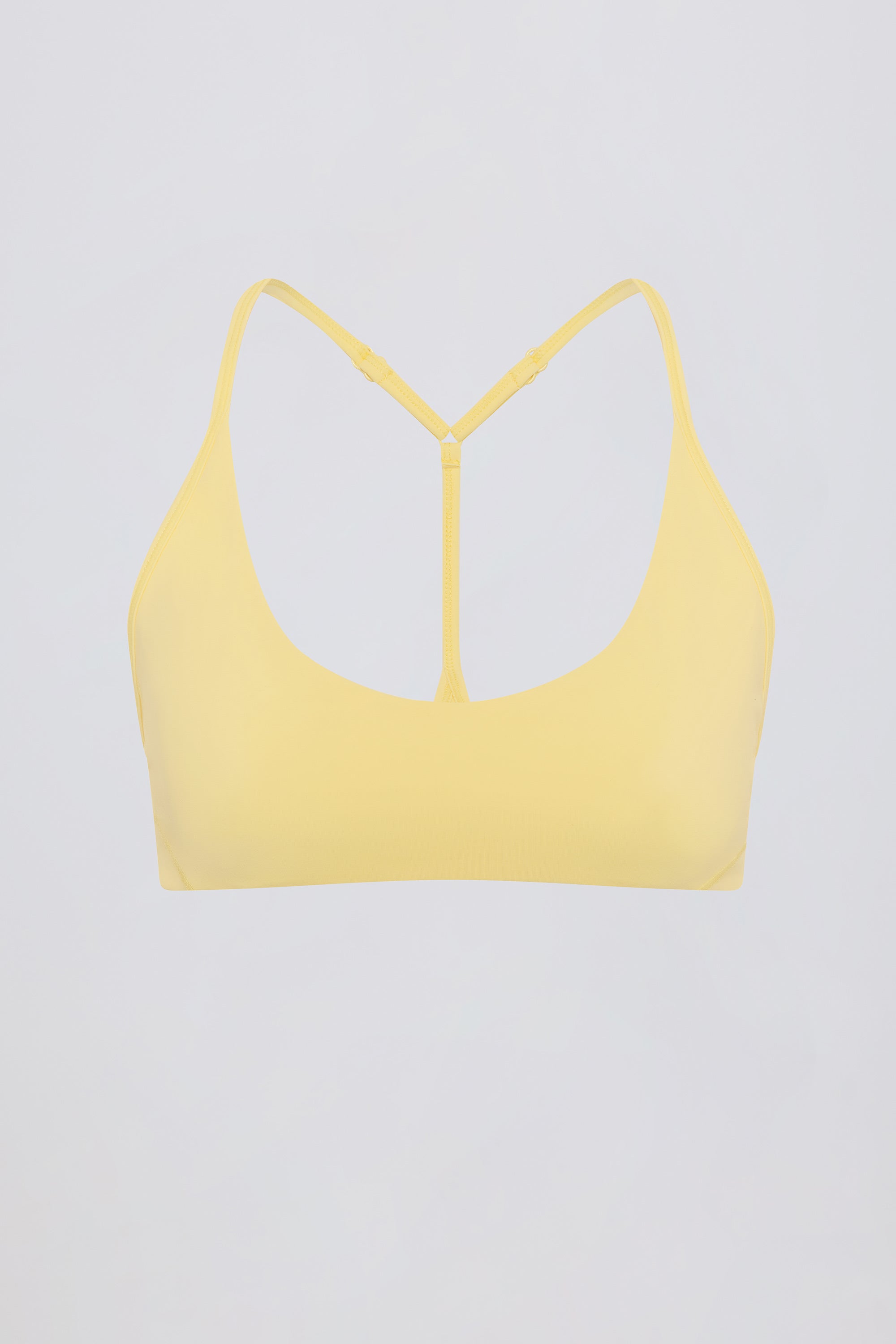 Soft Active Racerback Sports Bra in Lemon - Image 4