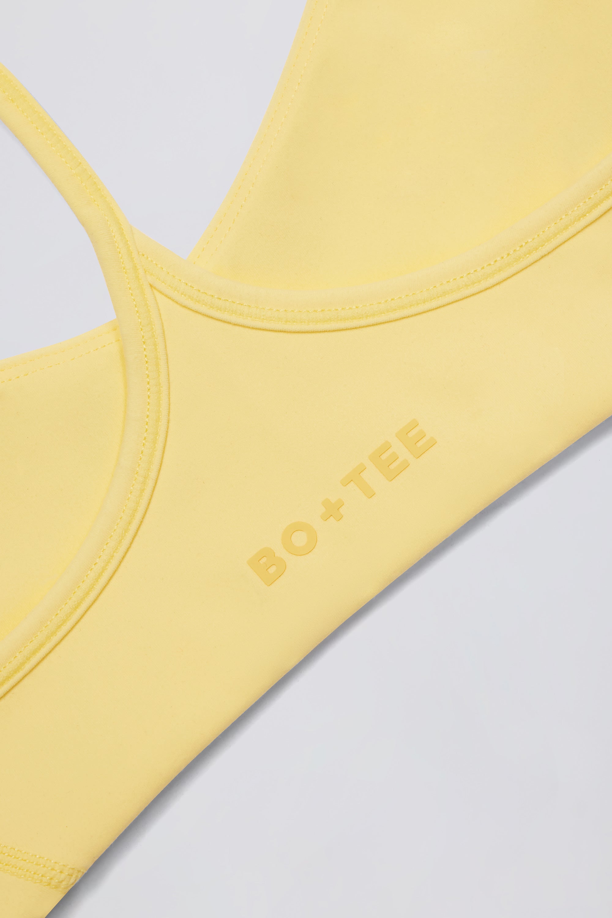 Soft Active Racerback Sports Bra in Lemon - Image 6