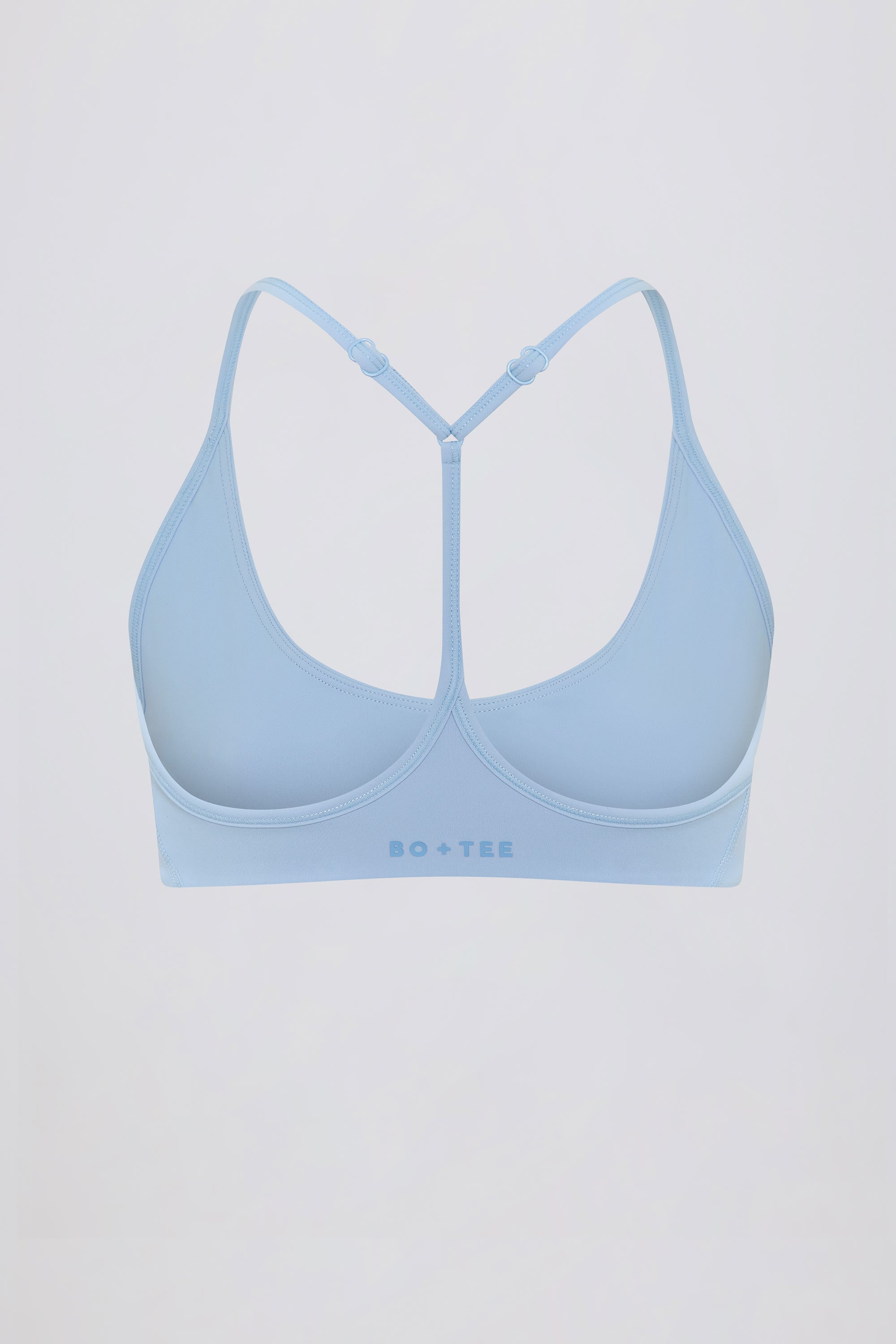 Soft Active Racerback Sports Bra in Sky - Image 5
