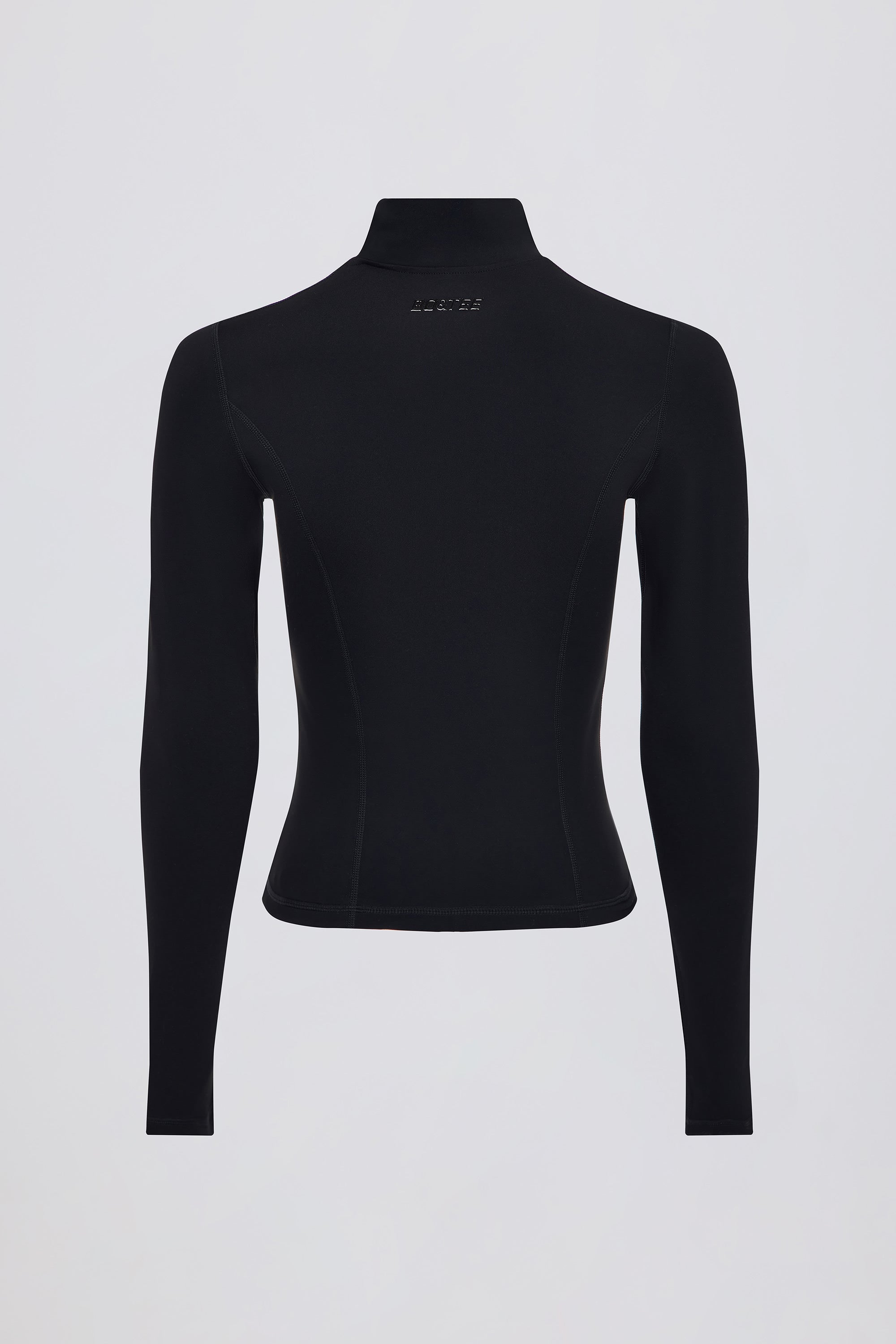 Rally Zip Up Jacket With Side Pockets in Black - Image 2