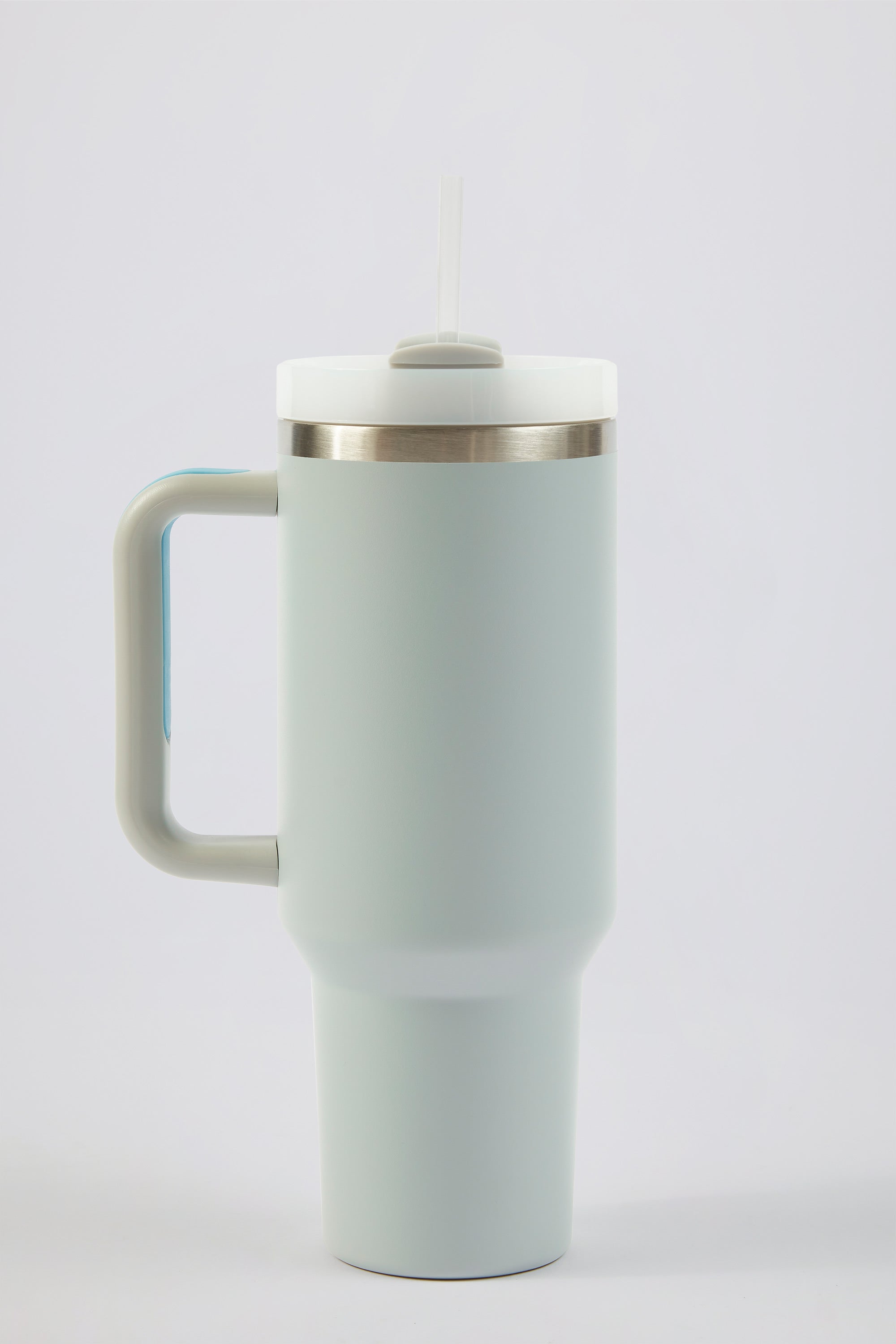 Stainless Steel Water Bottle in Light Blue - Image 2