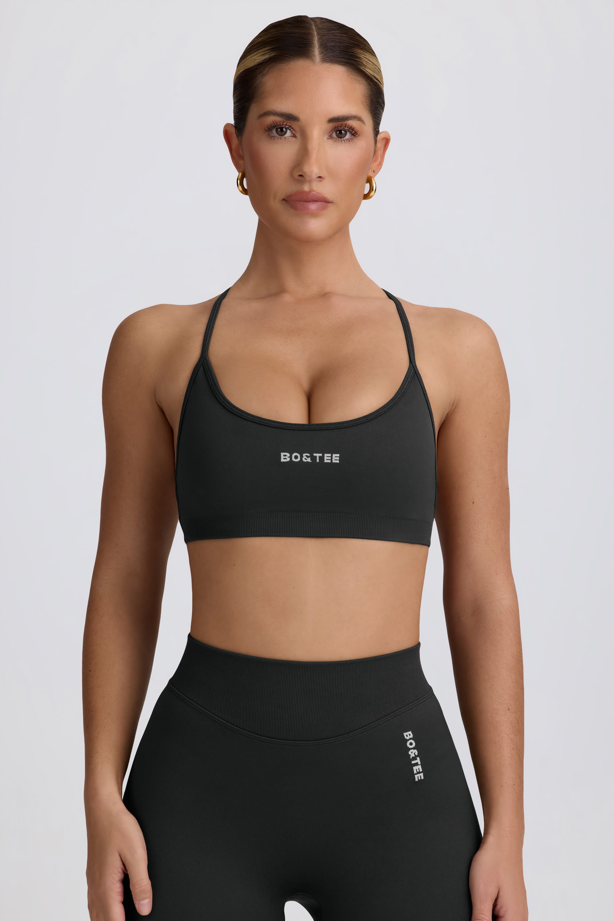 Super Sculpt Seamless Backless Sports Bra in Ash - Image 4