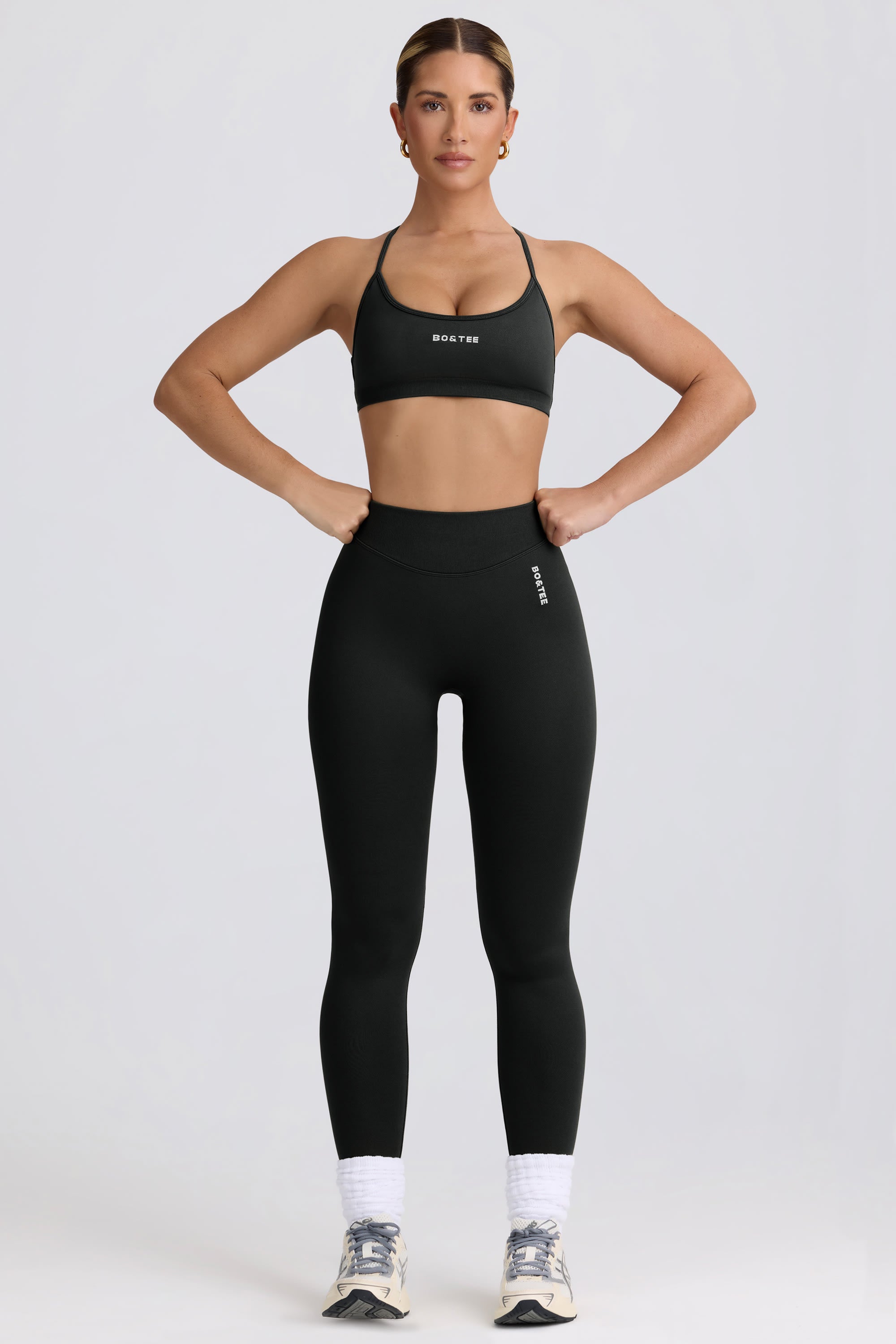 Super Sculpt Seamless Backless Sports Bra in Ash - Image 5