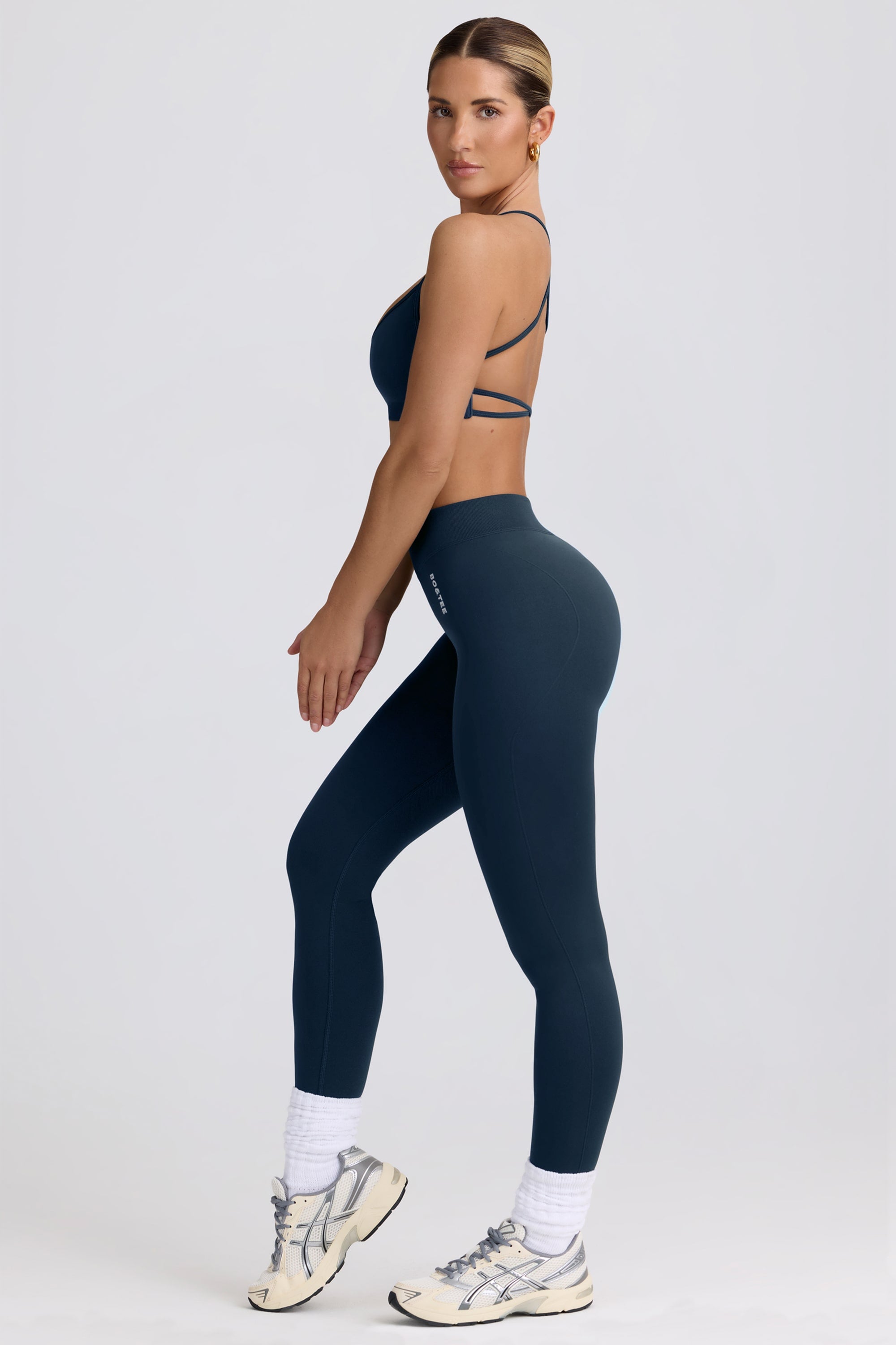 Super Sculpt Seamless High-Waist Leggings in Blue - Image 3