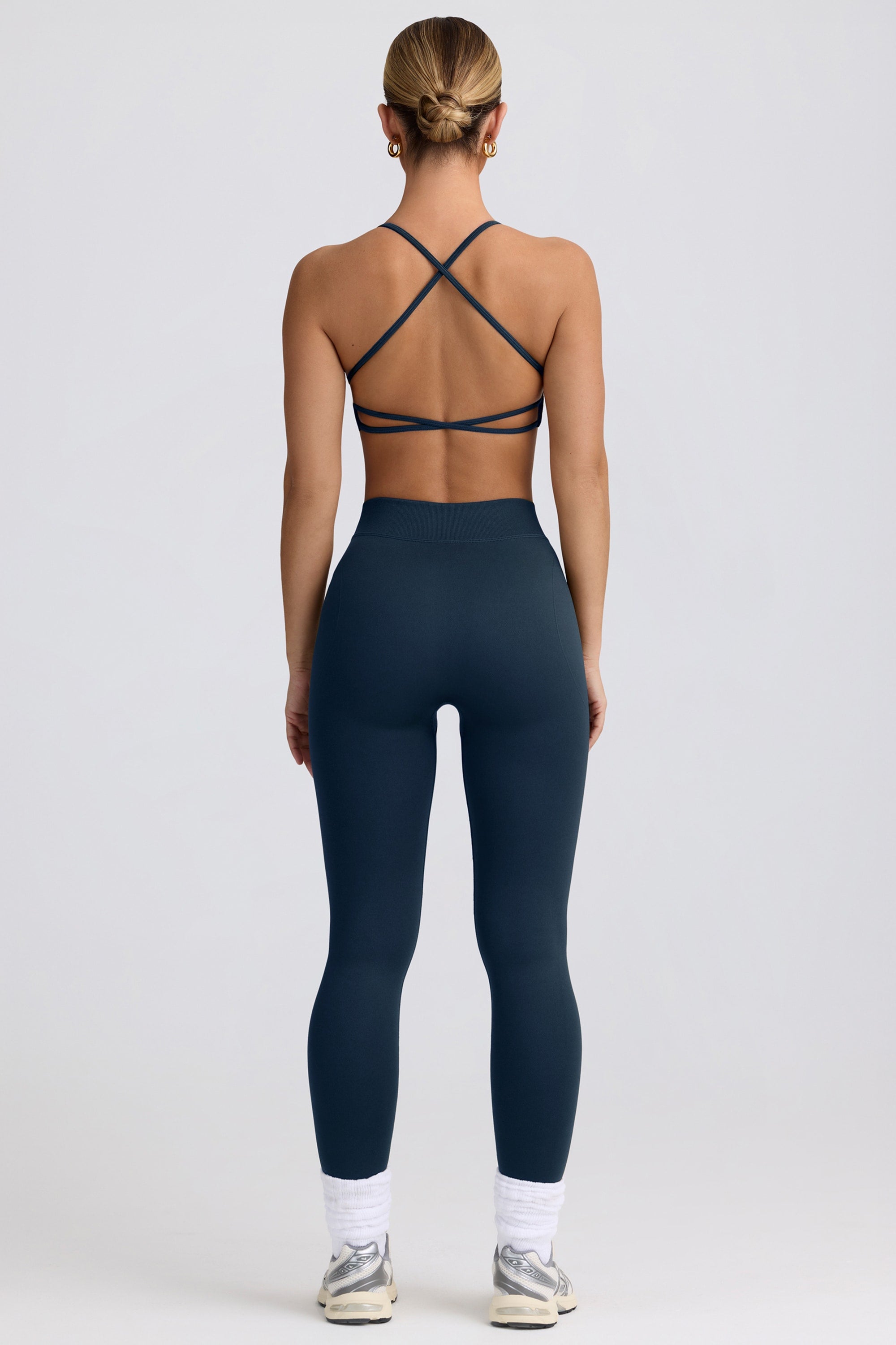 Super Sculpt Seamless High-Waist Leggings in Blue - Image 4