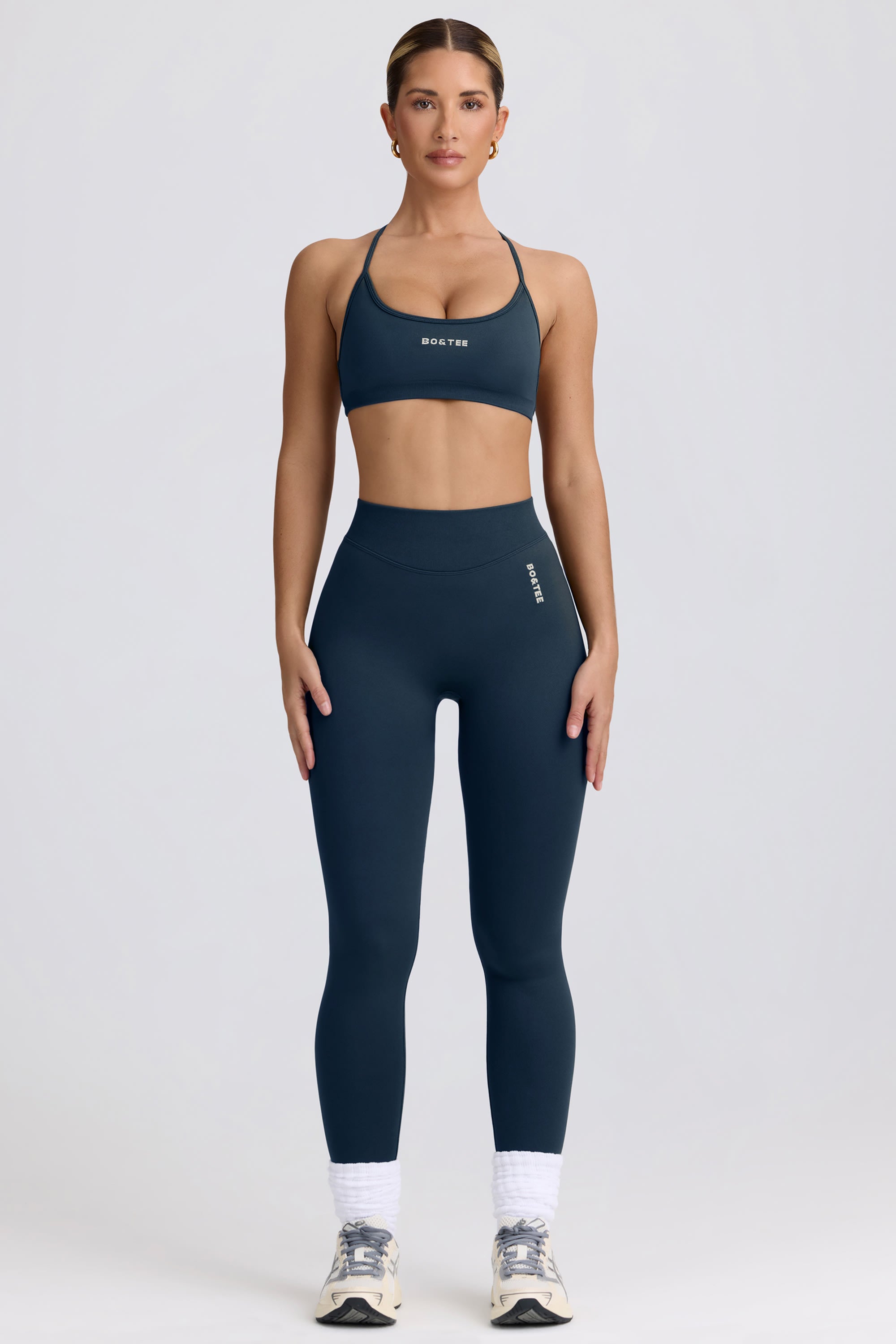 Super Sculpt Seamless High-Waist Leggings in Blue - Image 5